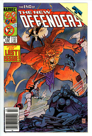 The Defenders Vol 1 152 Canadian Variant VF+ (1986)