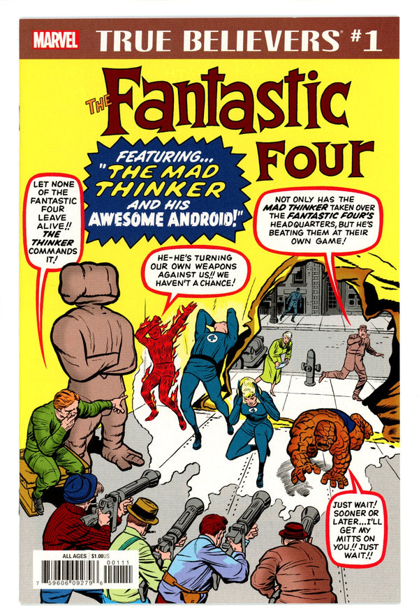 True Believers: Fantastic Four - Mad Thinker & Awesome Android 1 High Grade (2019)