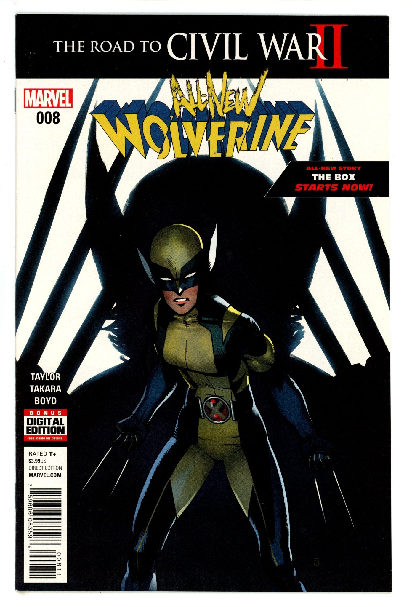 All-New Wolverine 8 High Grade (2016) 