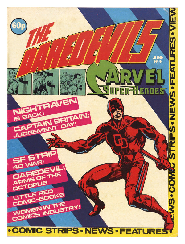 The Daredevils 6 VG+ (4.5) (1983)