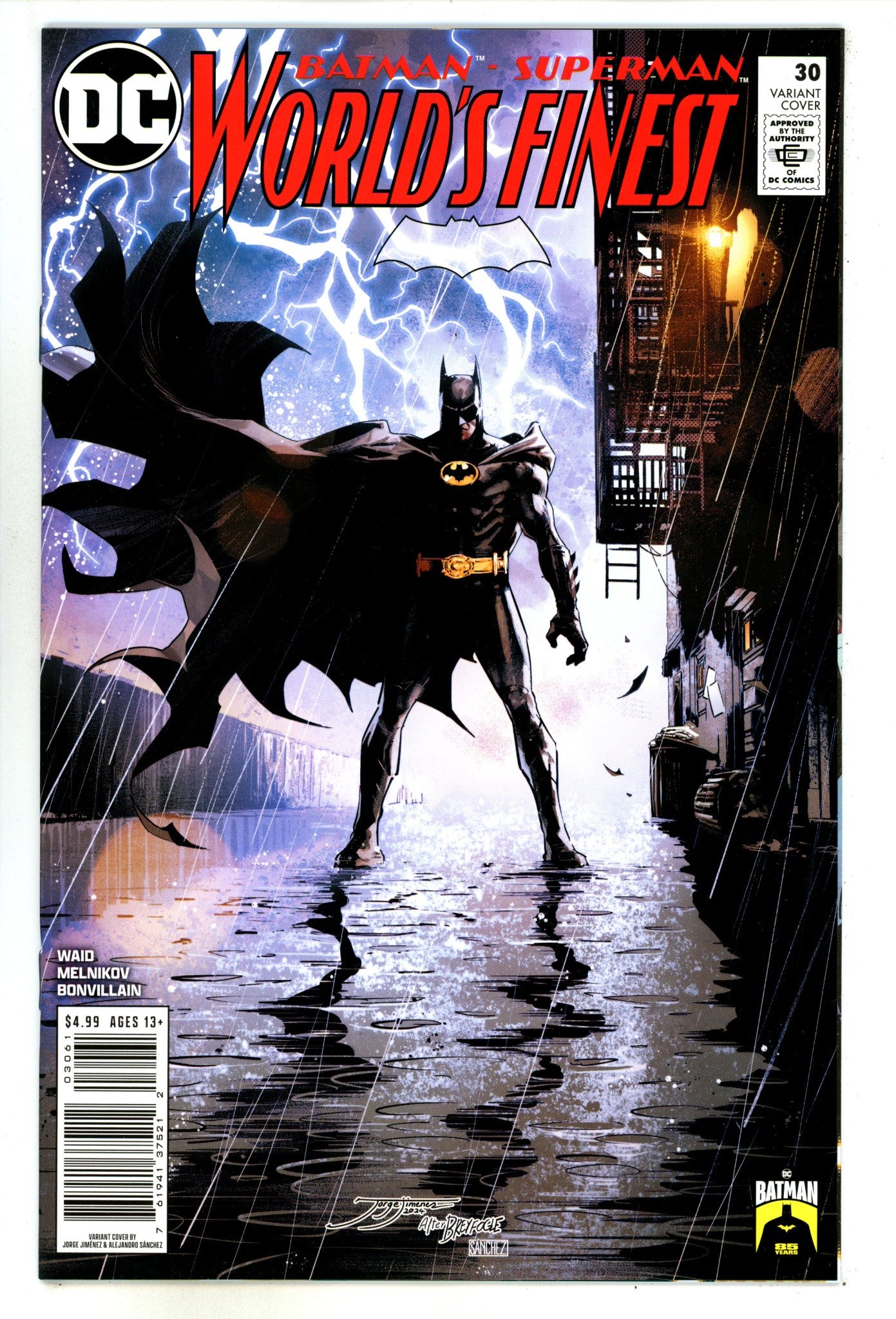 Batman Superman Worlds Finest 30 Jiménez Variant (2024)