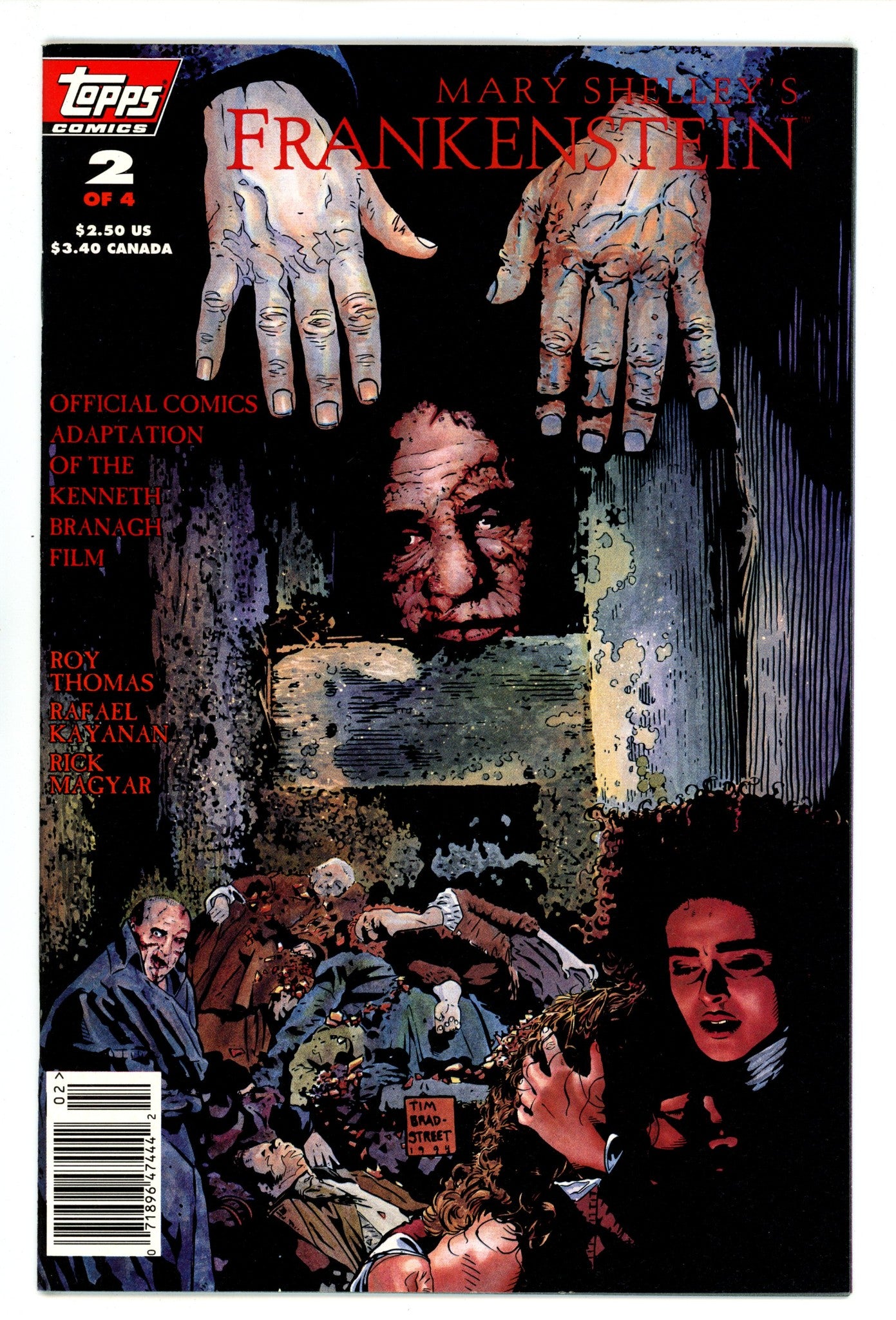 Mary Shelley's Frankenstein 2 NM- (9.2) (1994) Newsstand 