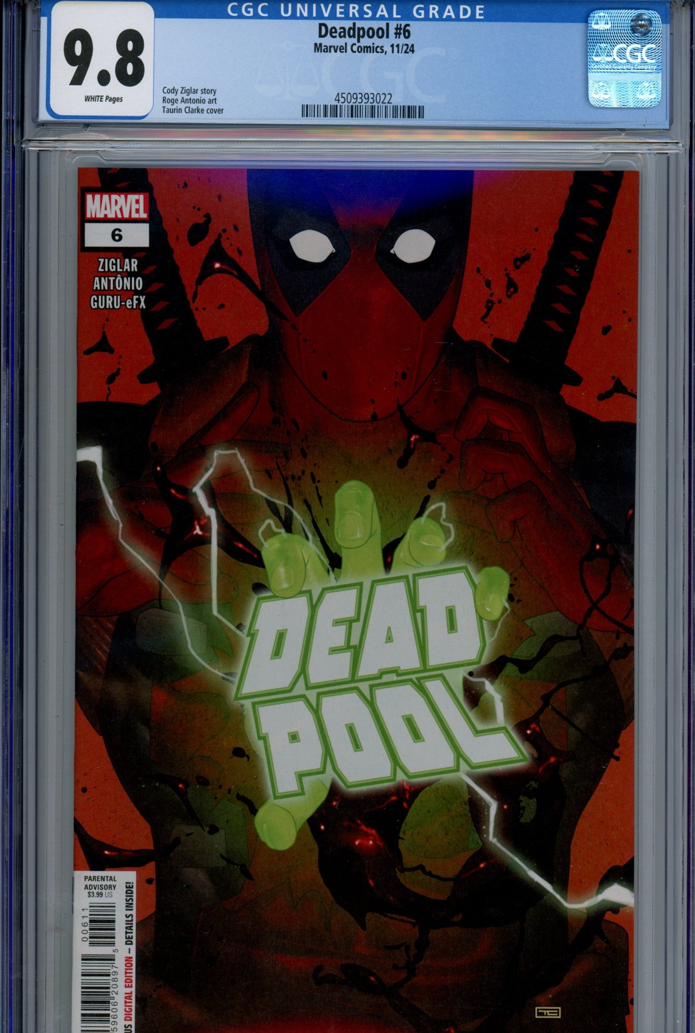 Deadpool Vol 9 6 CGC 9.8 (NM/M) (2024) 