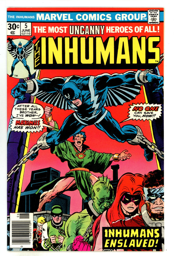 The Inhumans Vol 1 5 VF+ (8.5) (1976)