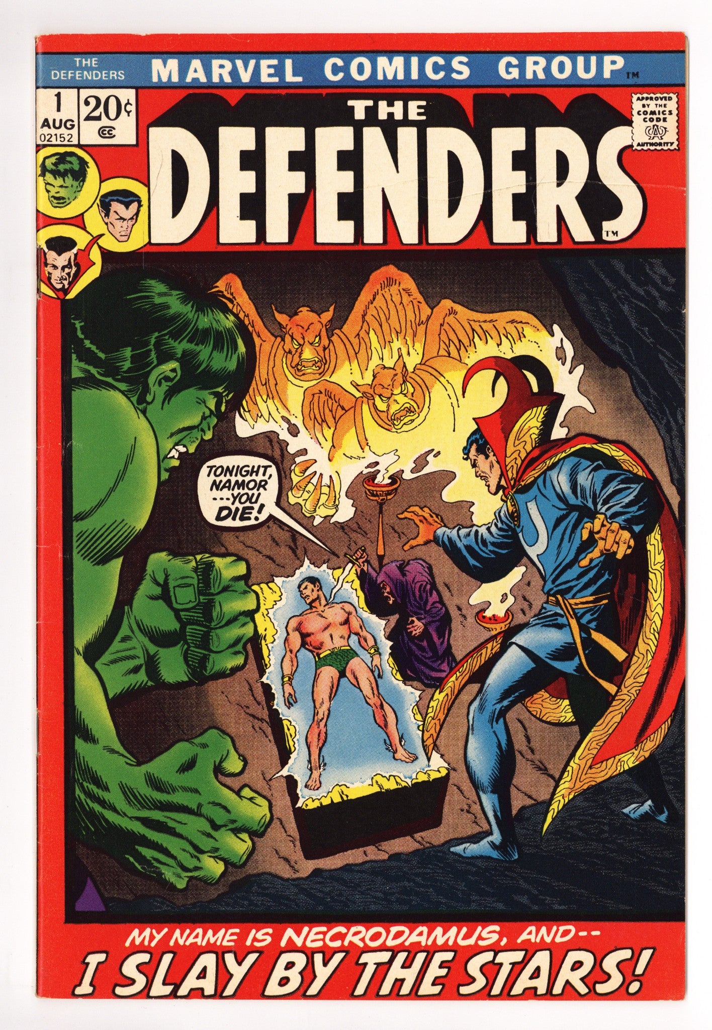 The Defenders Vol 1 1 FN+ (6.5) (1972) 
