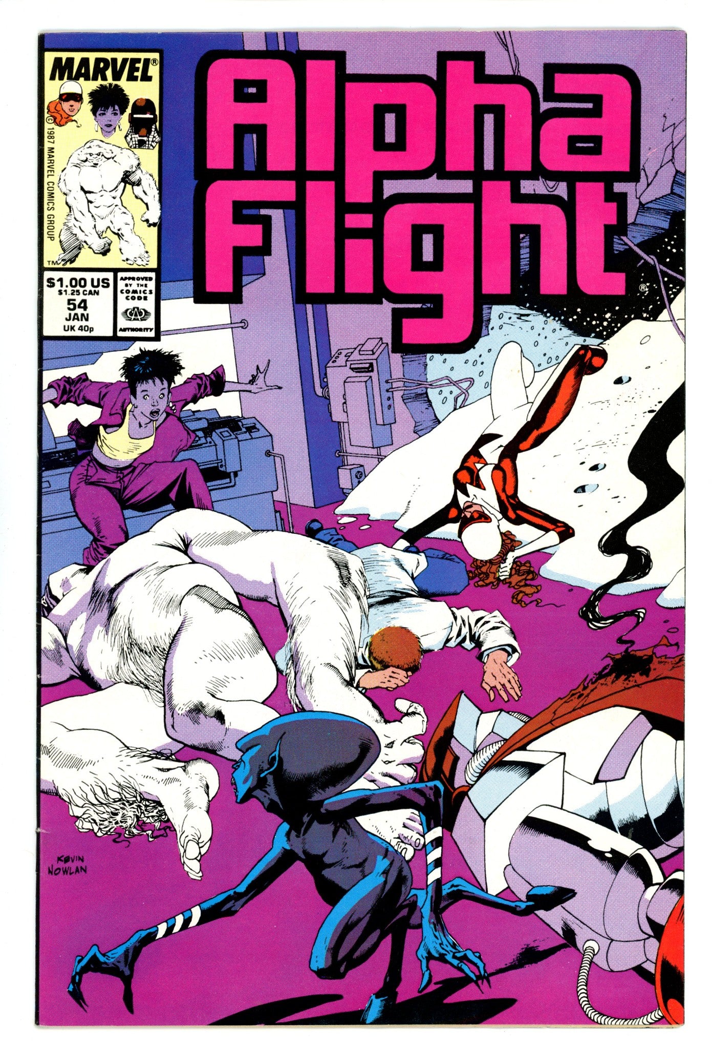 Alpha Flight Vol 1 54 Mid Grade (1988) 
