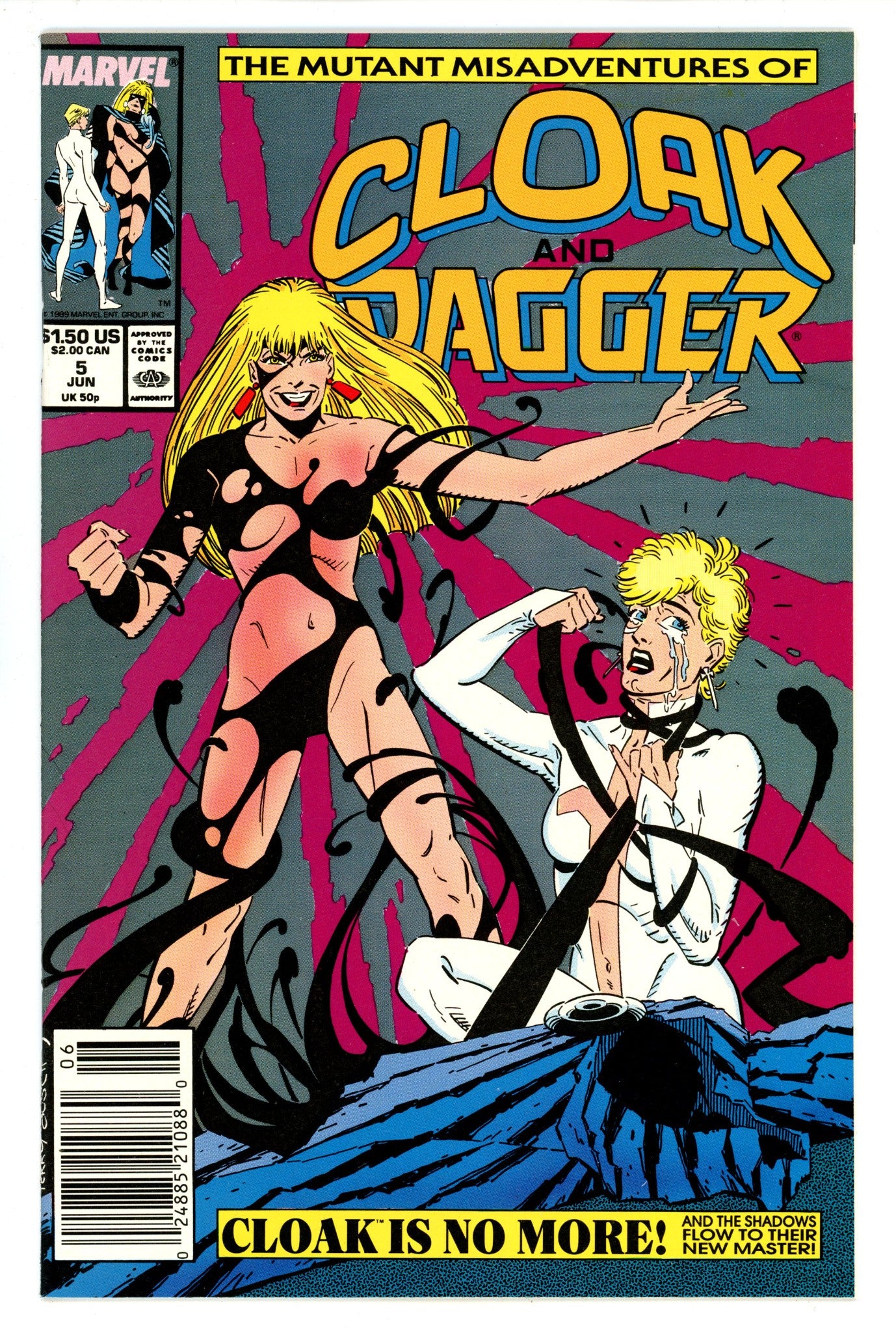 The Mutant Misadventures of Cloak and Dagger 5 High Grade (1989) 
