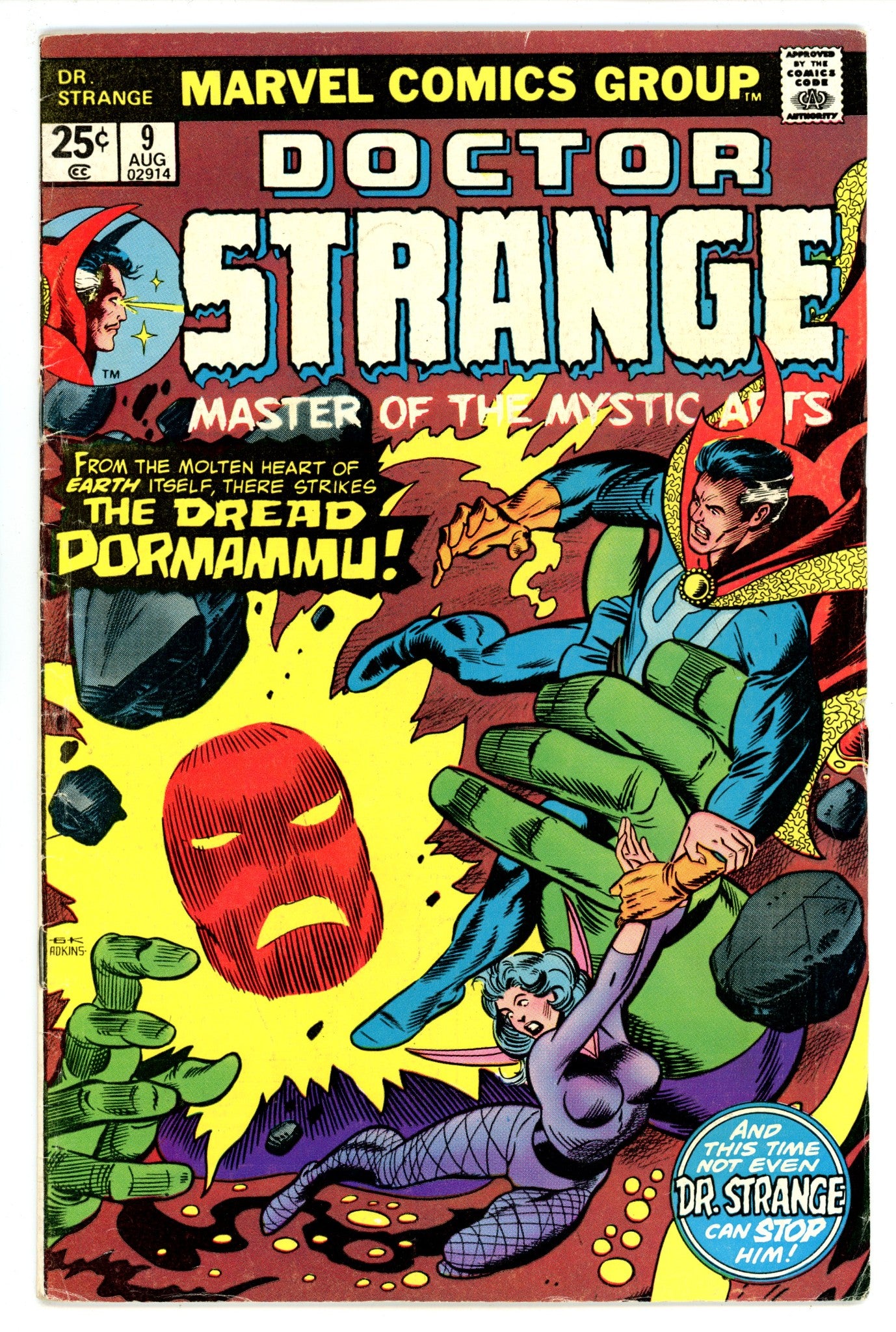 Doctor Strange Vol 2 9 VG+ (4.5) (1975) 