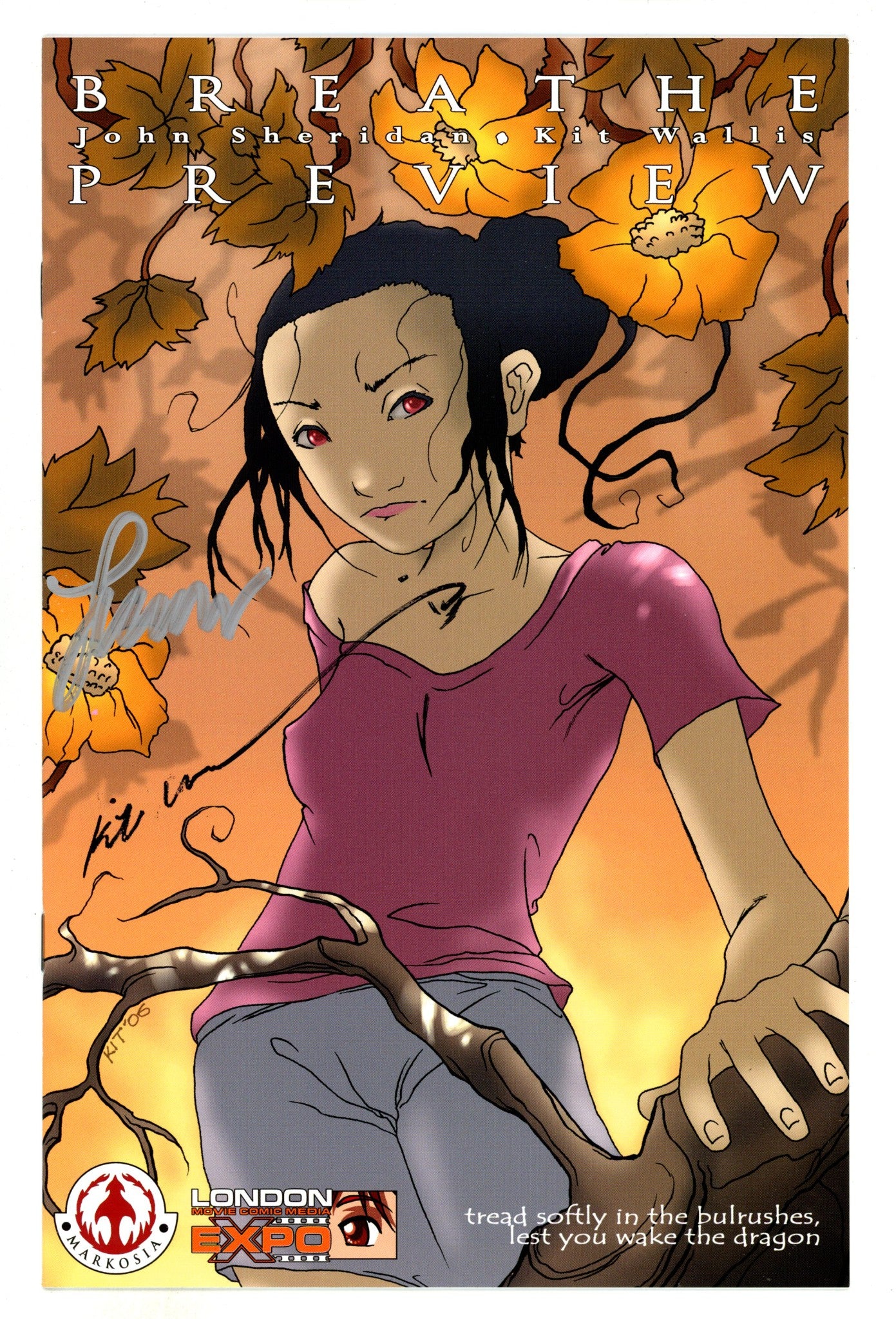 Breathe: Preview Edition [nn] VF+ (8.5) (2006) Signed x2 Cover John Sheridan & Kit Wallis 