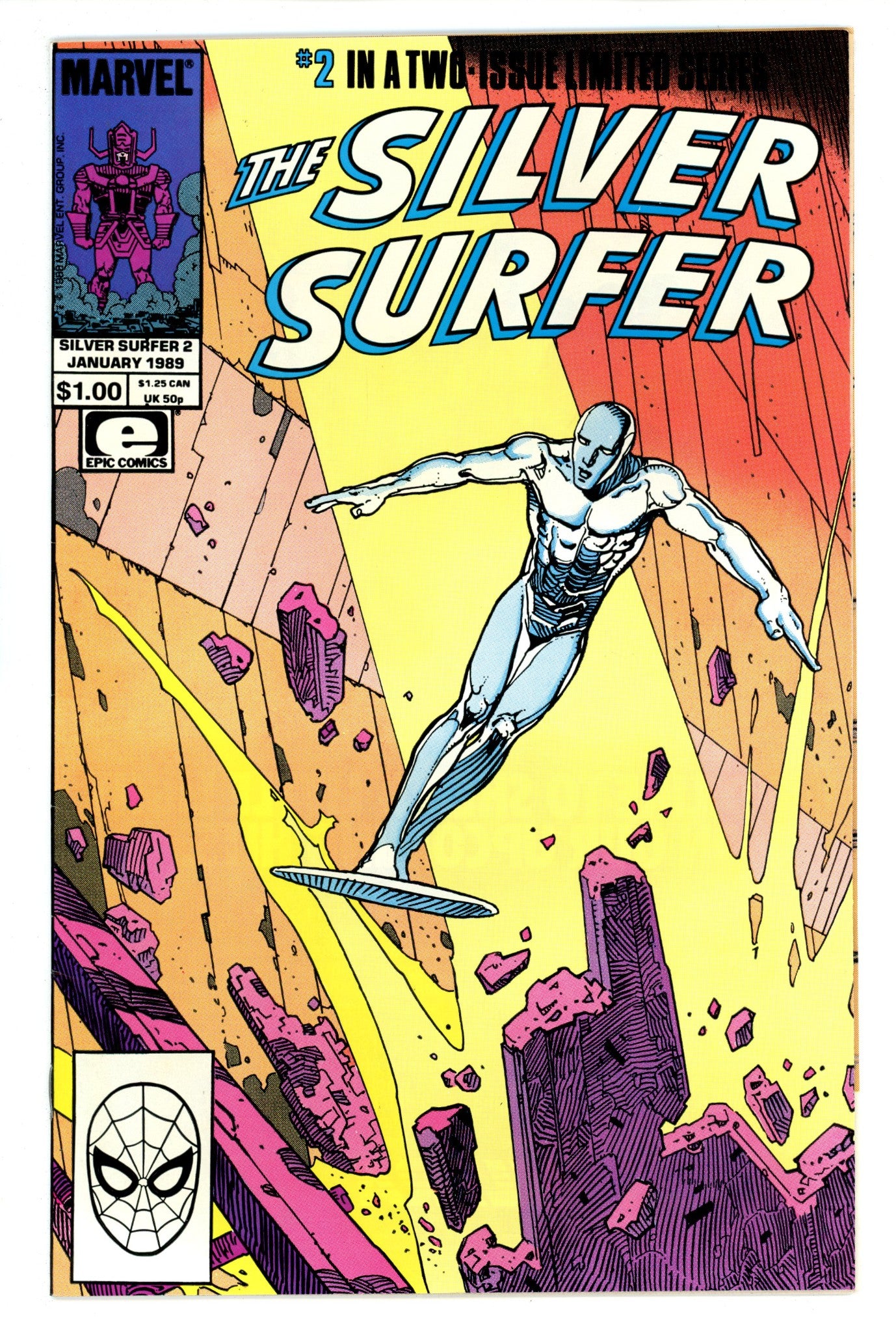 The Silver Surfer Vol 4 2 FN/VF (7.0) (1989) 
