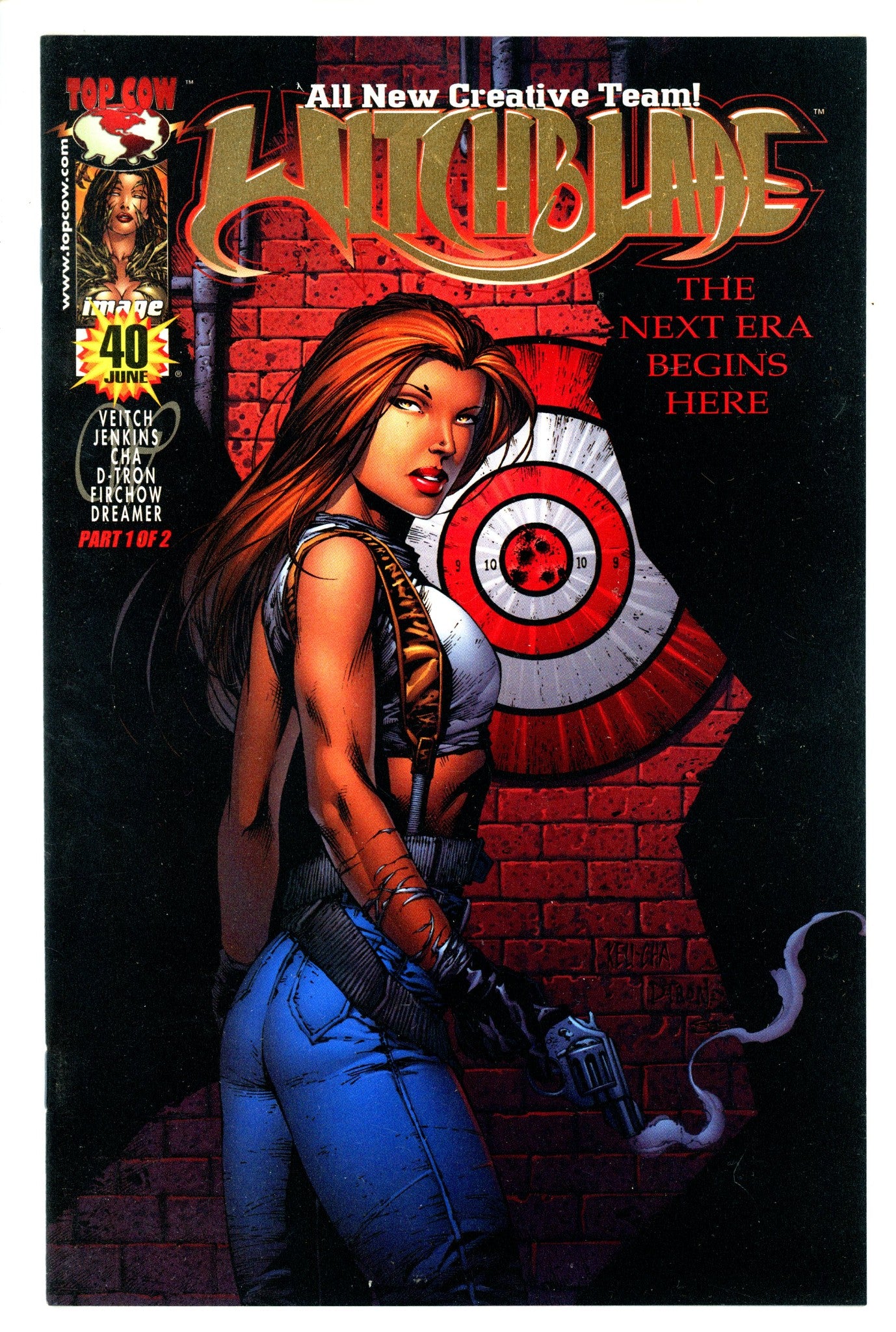 Witchblade Vol 1 40 Cha Gold Foil Variant VF/NM (2000)
