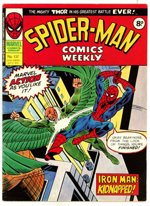 Spider-Man Comics Weekly 137 FN- (5.5) (1975)
