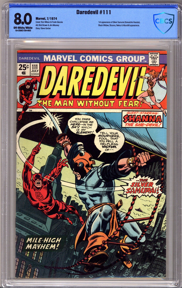 Daredevil Vol 1 111 CBCS 8.0 (1974)