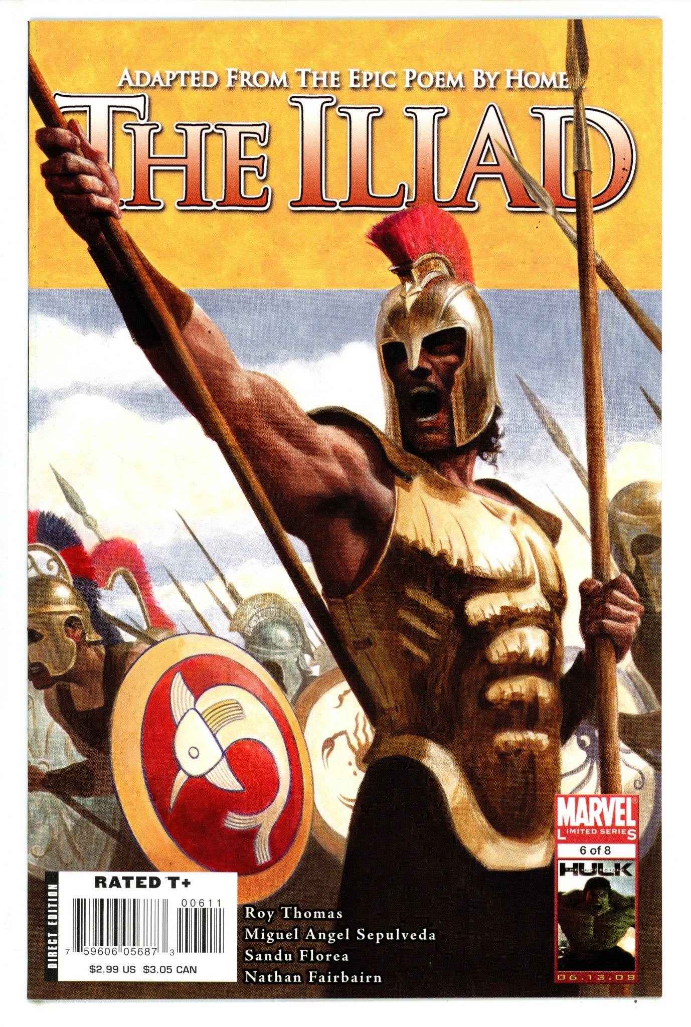 Marvel Illustrated: The Iliad 6 NM- (9.2) (2008) 