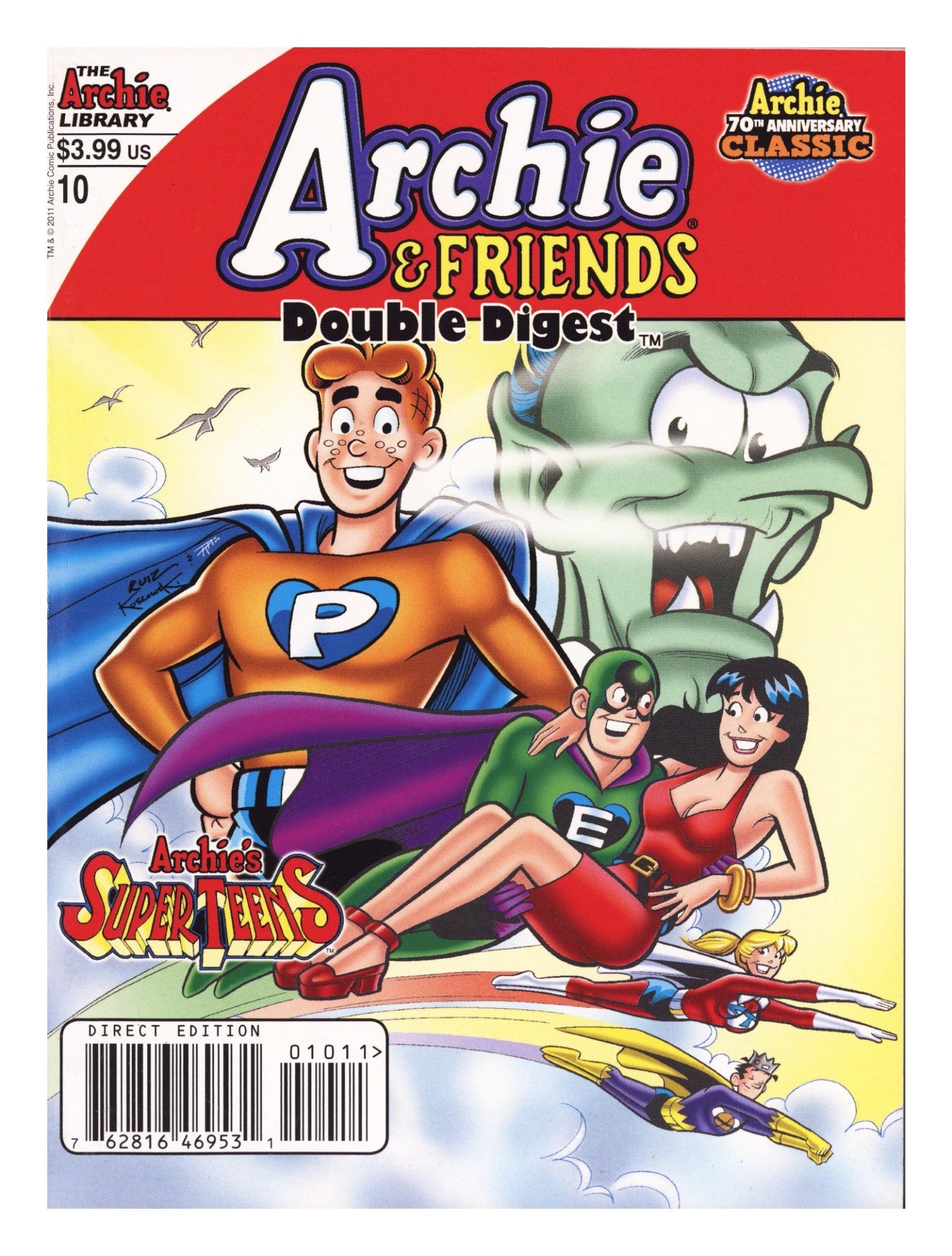 Archie & Friends Double Digest 10 Mid Grade (2012) 