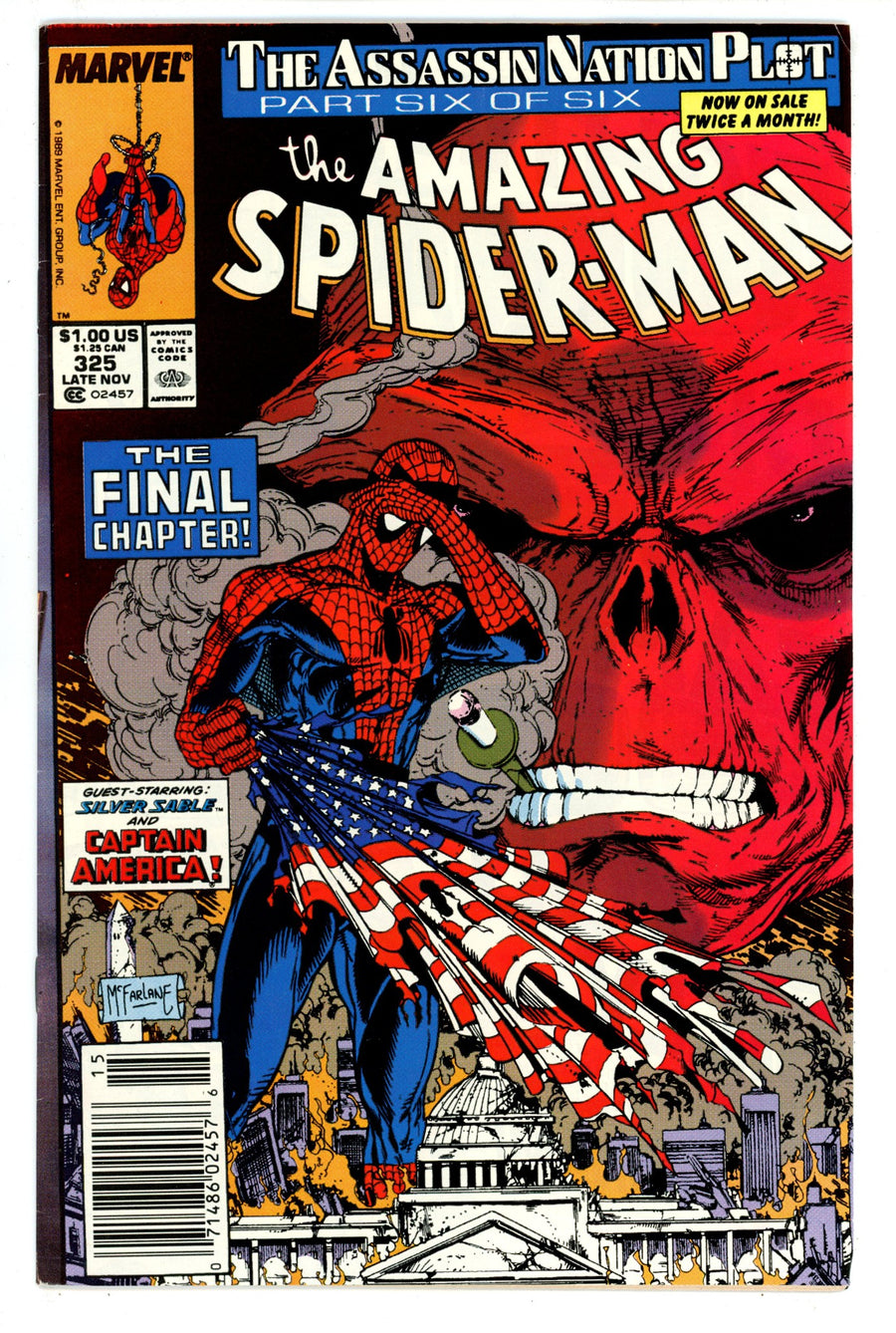 The Amazing Spider-Man Vol 1 325 FN/VF (7.0) (1989) Newsstand 