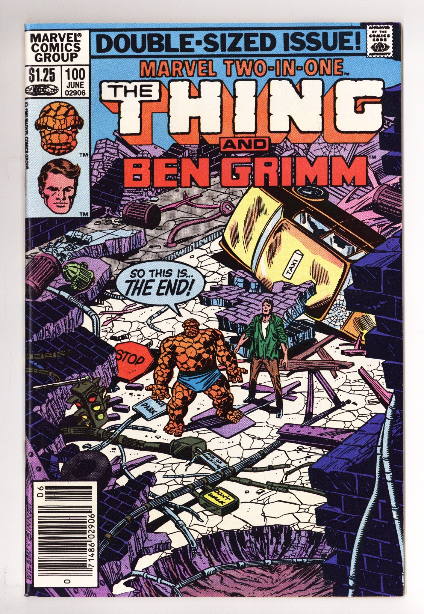 Marvel Two-in-One Vol 1 100 VF+ (8.5) (1983) Canadian Price Variant 