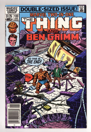 Marvel Two-in-One Vol 1 100 VF+ (8.5) (1983) Canadian Price Variant