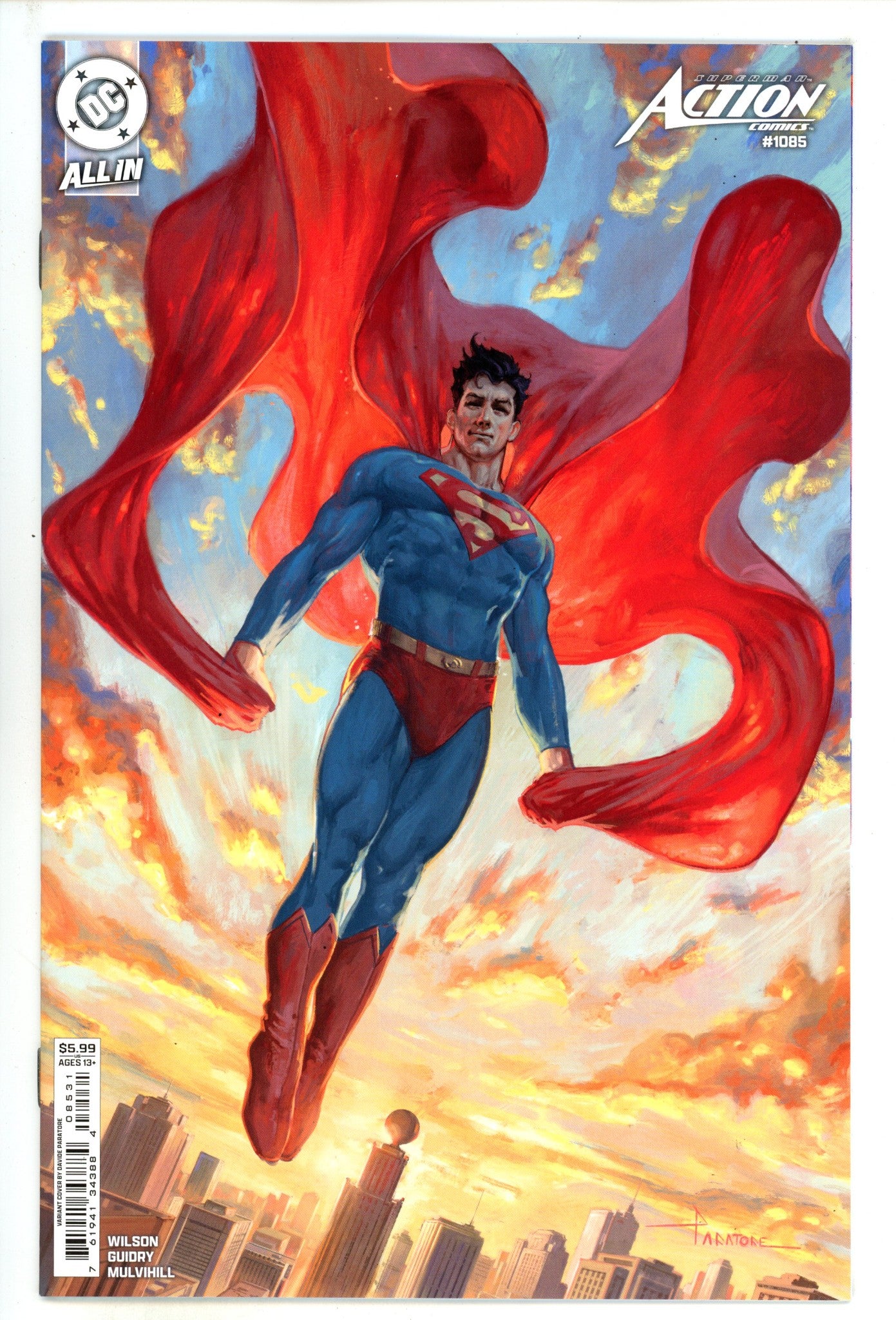 Action Comics Vol 3 1085 Paratore Variant (2025)