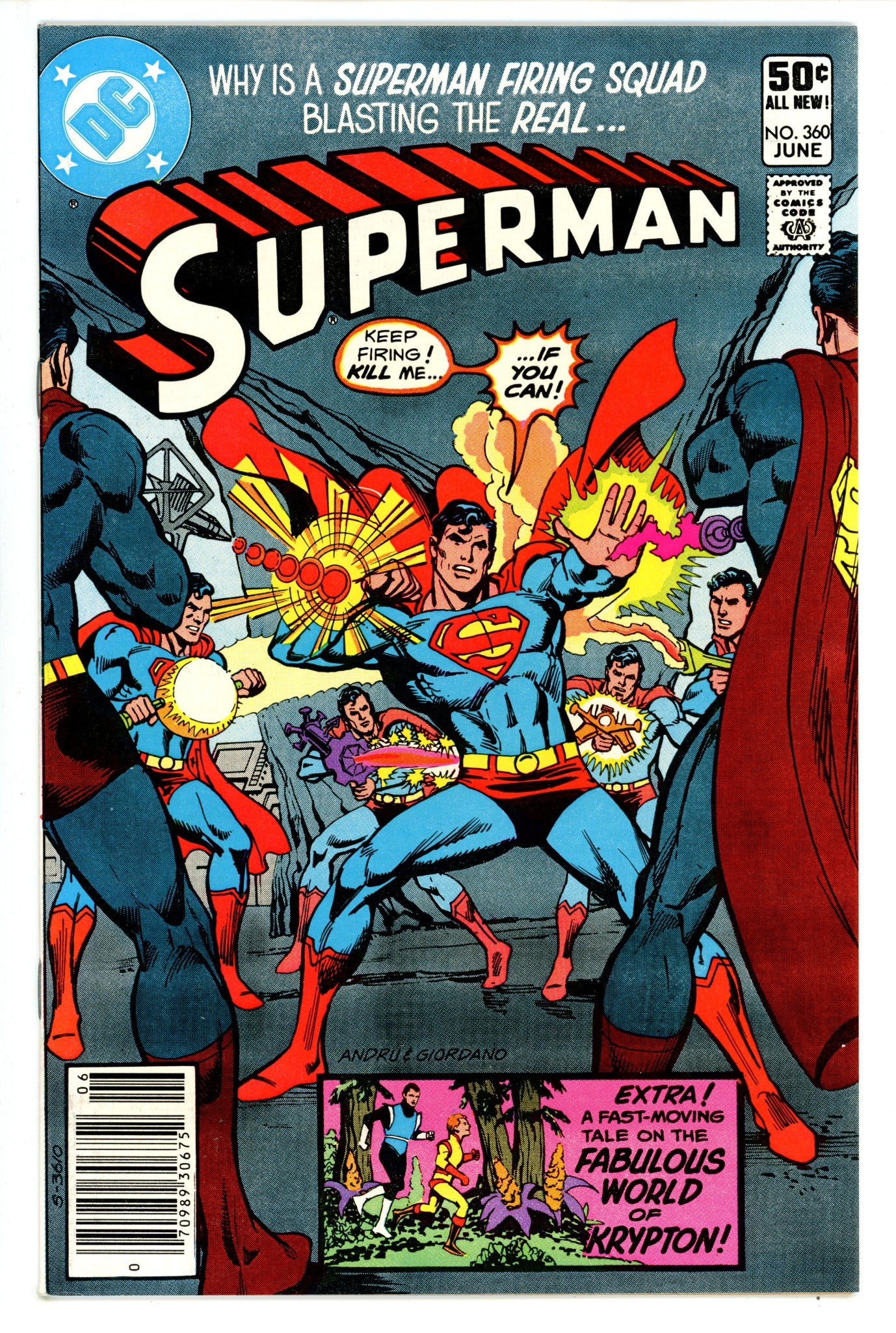 Superman Vol 1 360 Newsstand (1981)