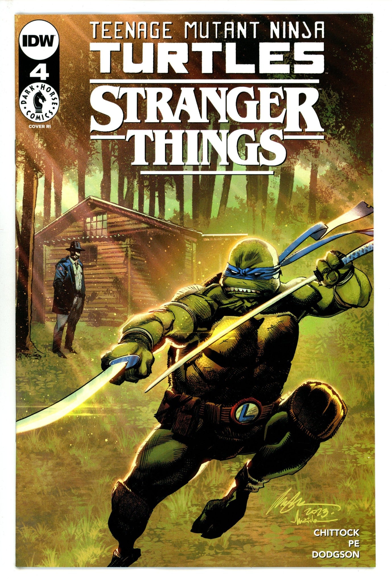 Teenage Mutant Ninja Turtles X Stranger Things 4 Albuquerque Incentive Variant NM- (2023)