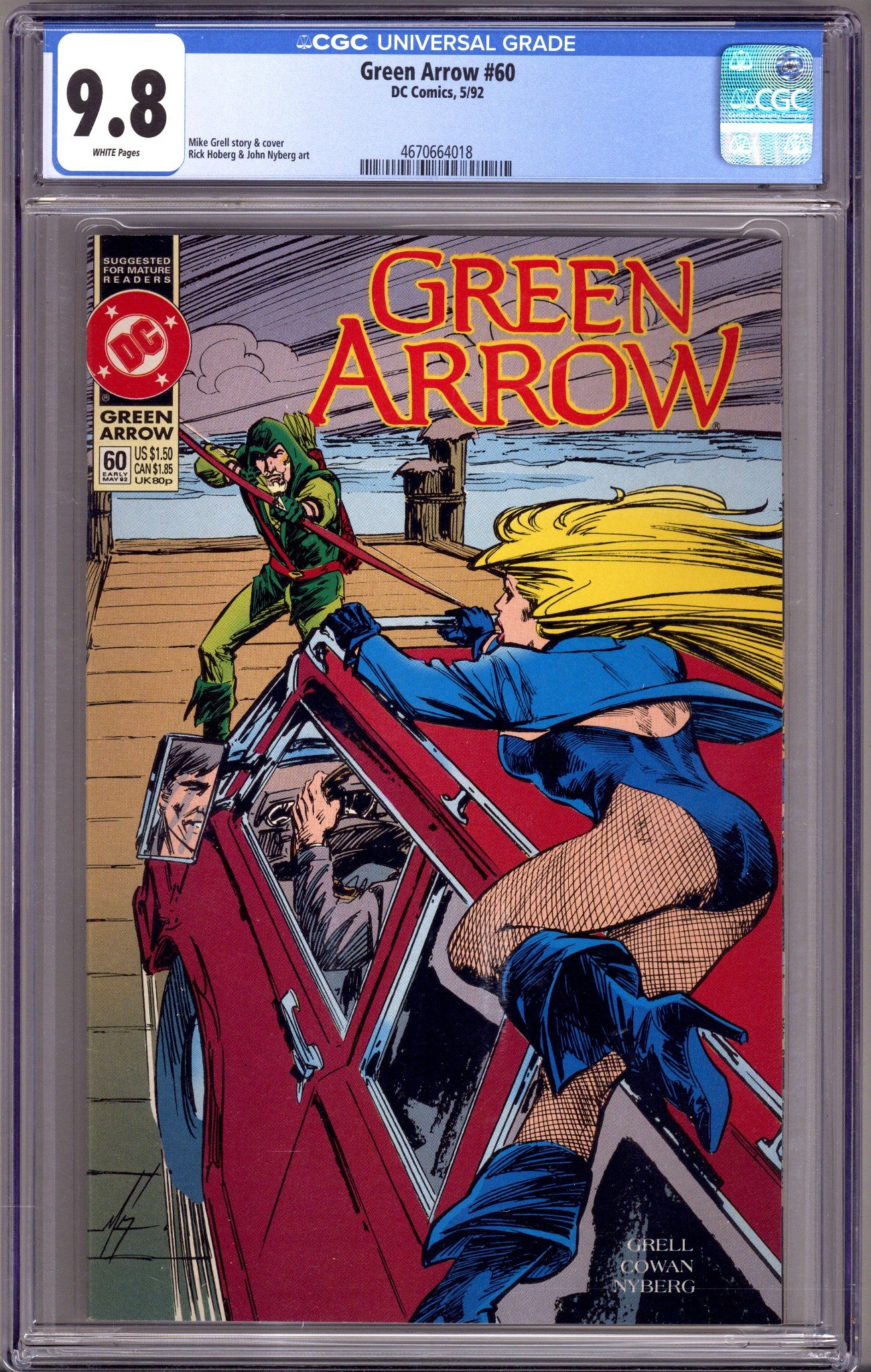 Green Arrow Vol 2 60 CGC 9.8 (NM/M) (1992) 