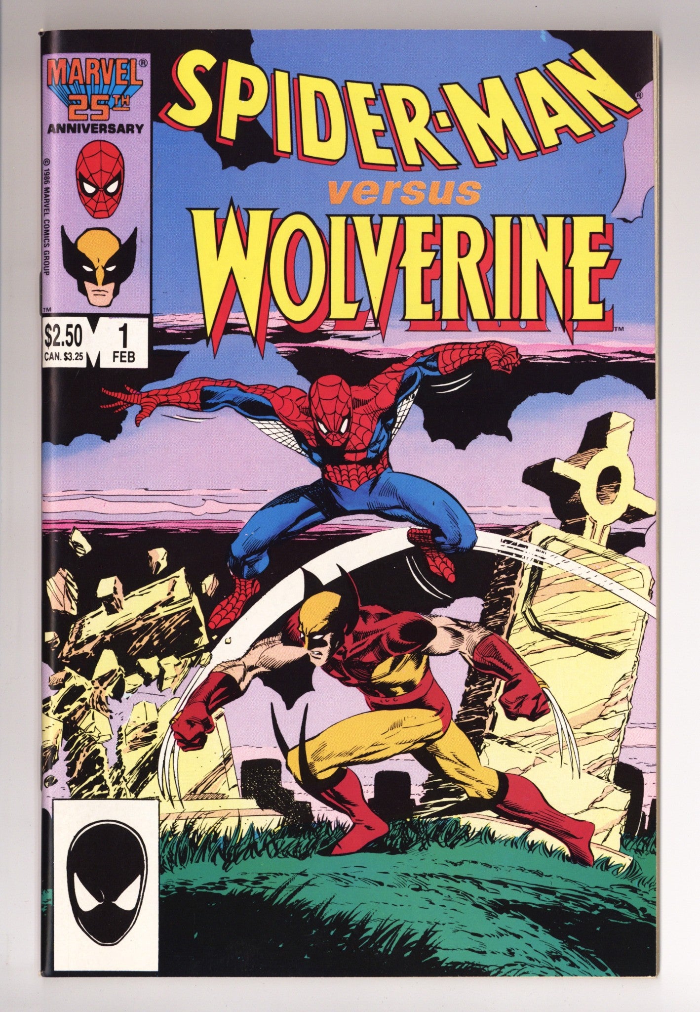 Spider-Man vs. Wolverine 1 NM- (9.2) (1987) 