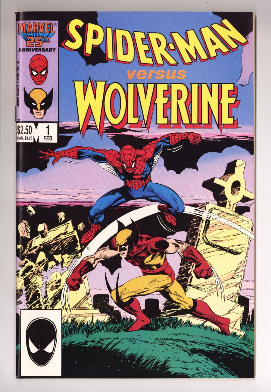 Spider-Man vs. Wolverine 1 NM- (9.2) (1987) 