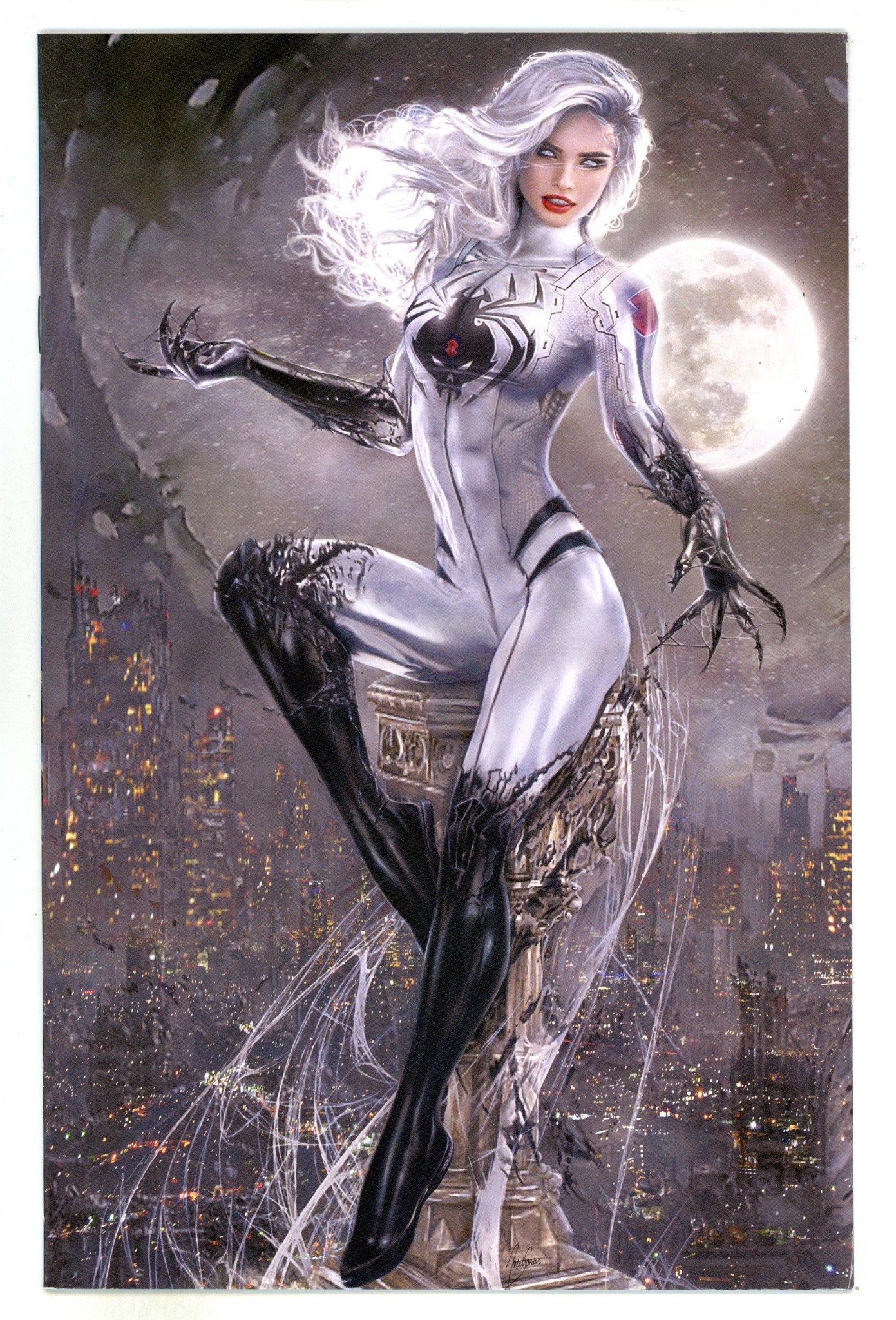 White Widow 3 VF+ (8.5) (2019) Sanders Virgin Exclusive Variant 