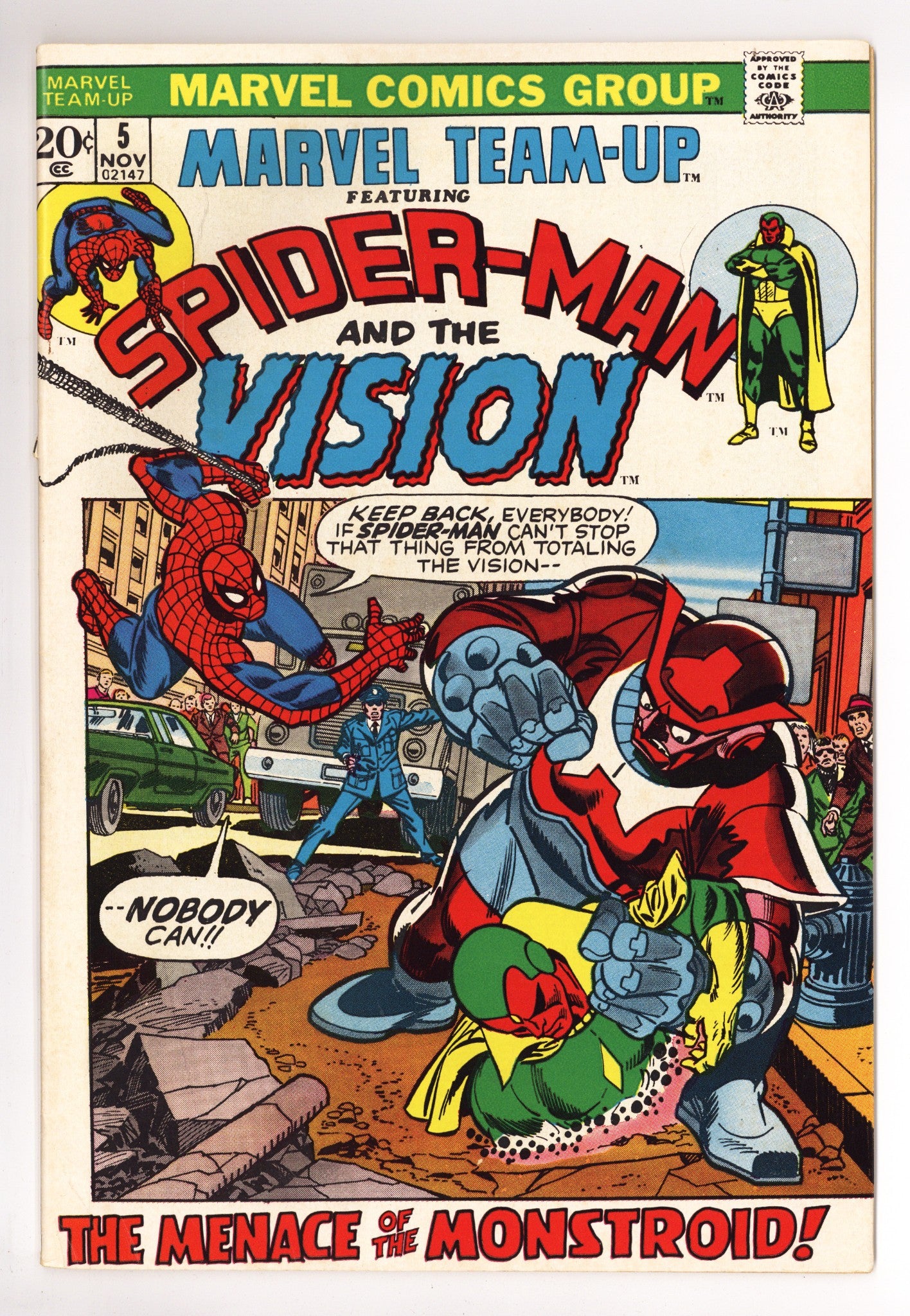 Marvel Team-Up Vol 1 5 FN+ (6.5) (1972) 