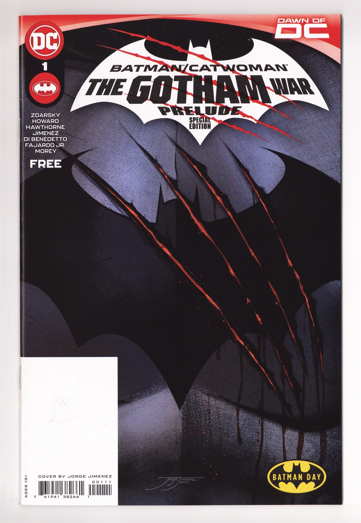 Batman / Catwoman: The Gotham War: Prelude 1 Batman Day Special Edition 1 High Grade (2023) 
