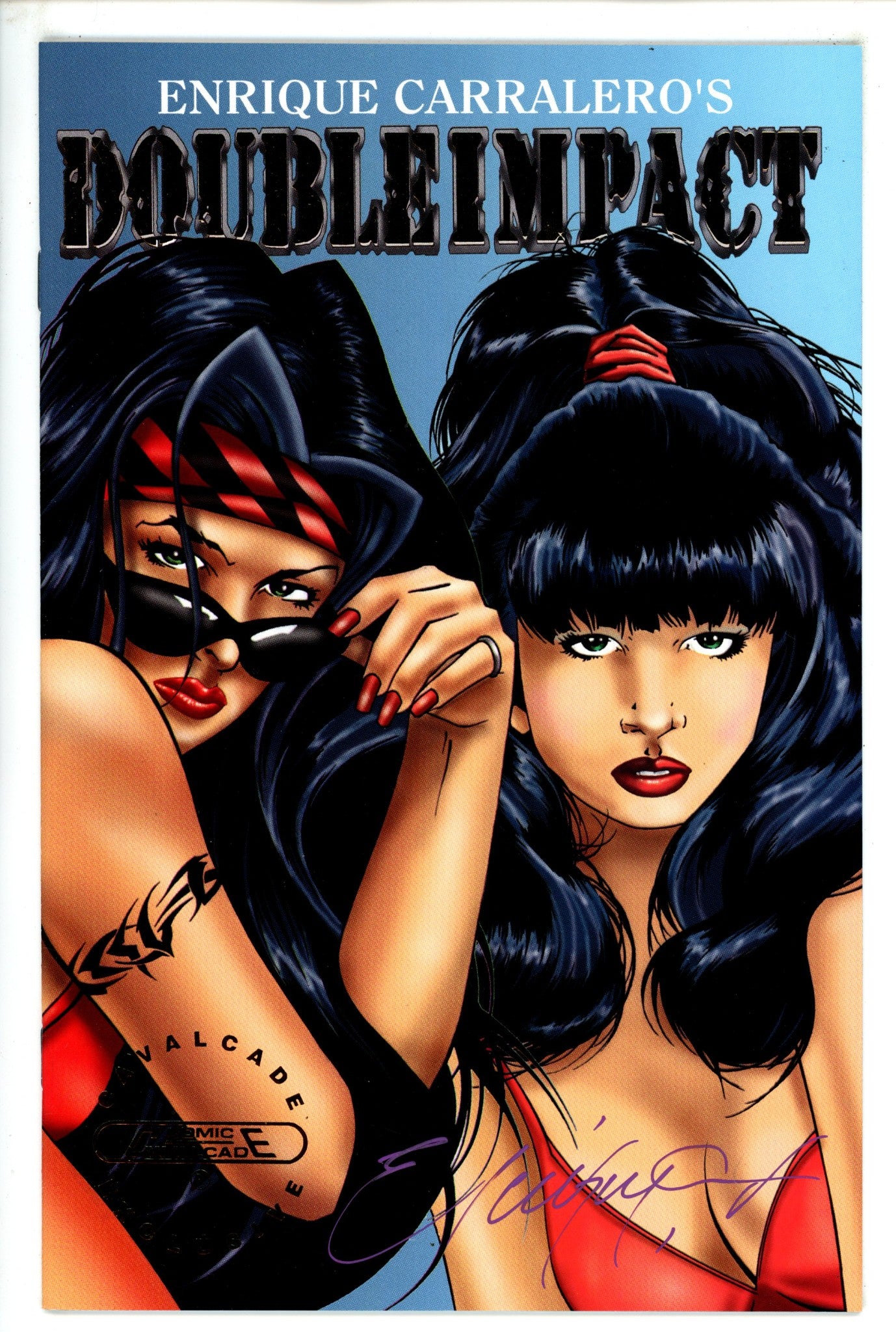 Double Impact 1 Gold Foil Exclusive Variant VF/NM (1996)