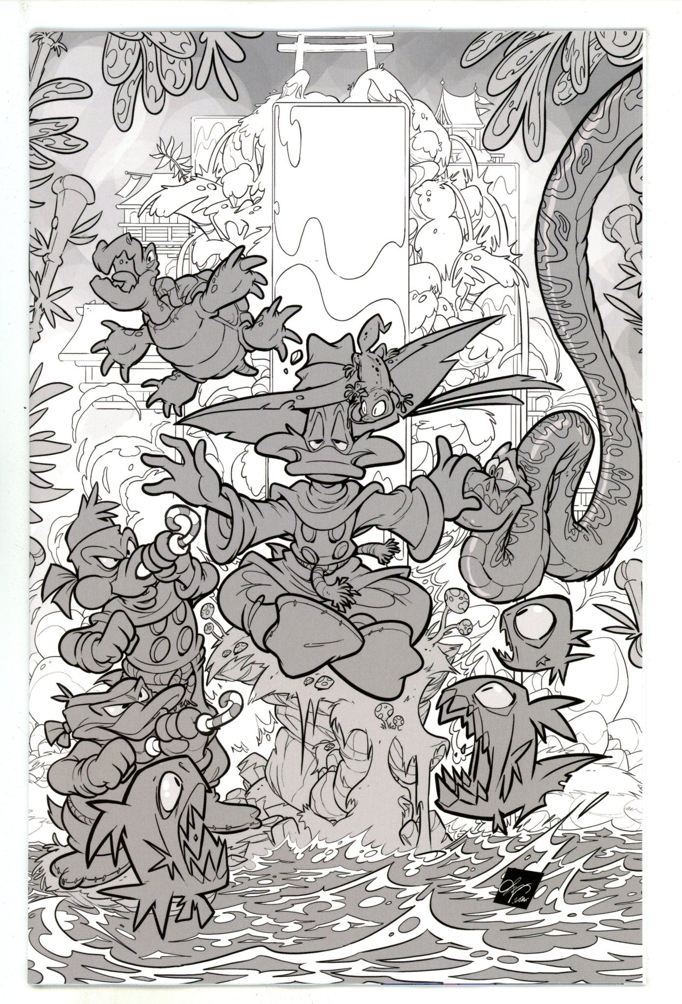 Darkwing Duck 3 Cangialosi B&W Virgin Incentive Variant (2025)