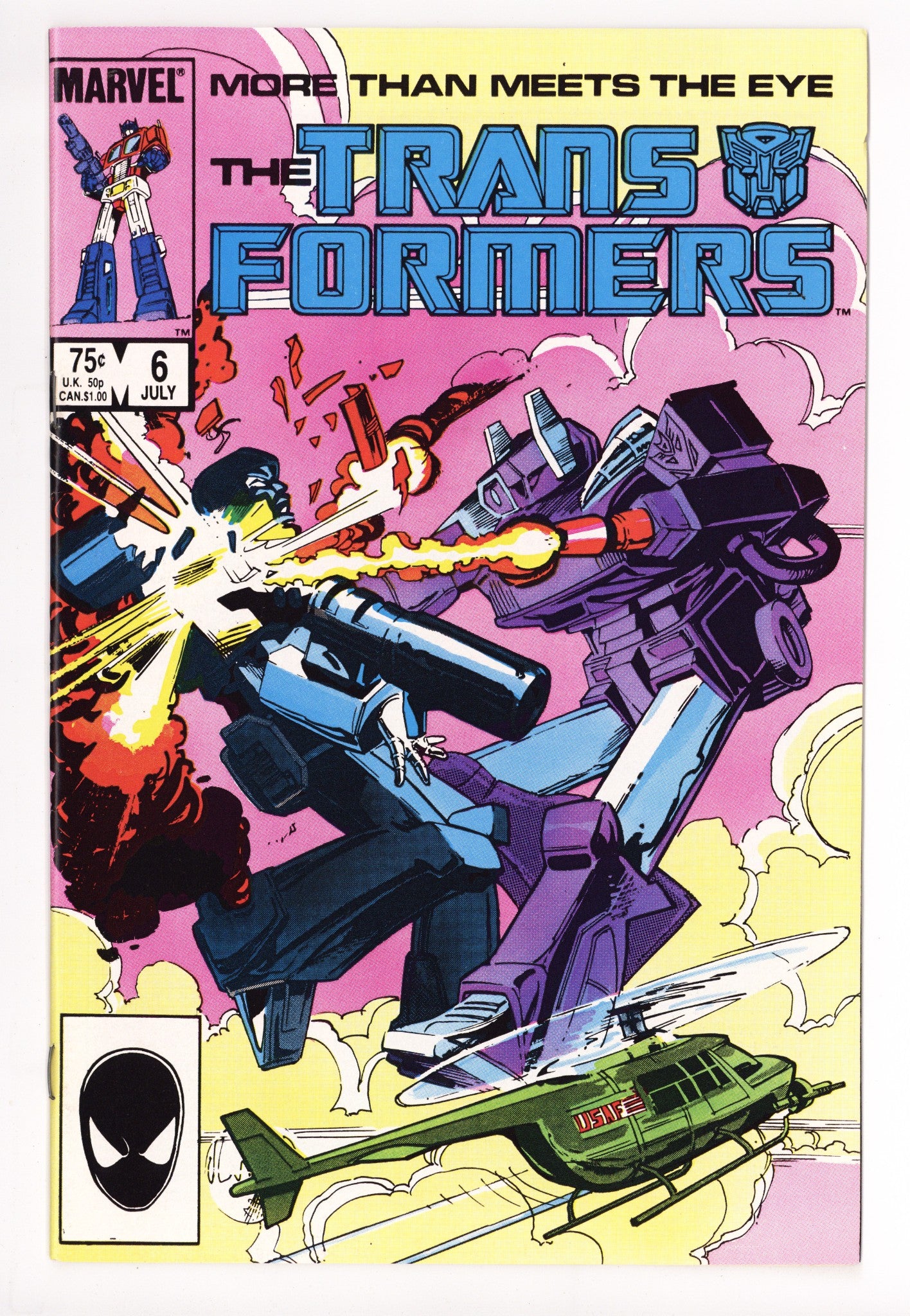 The Transformers 6 VF/NM (9.0) (1985) 