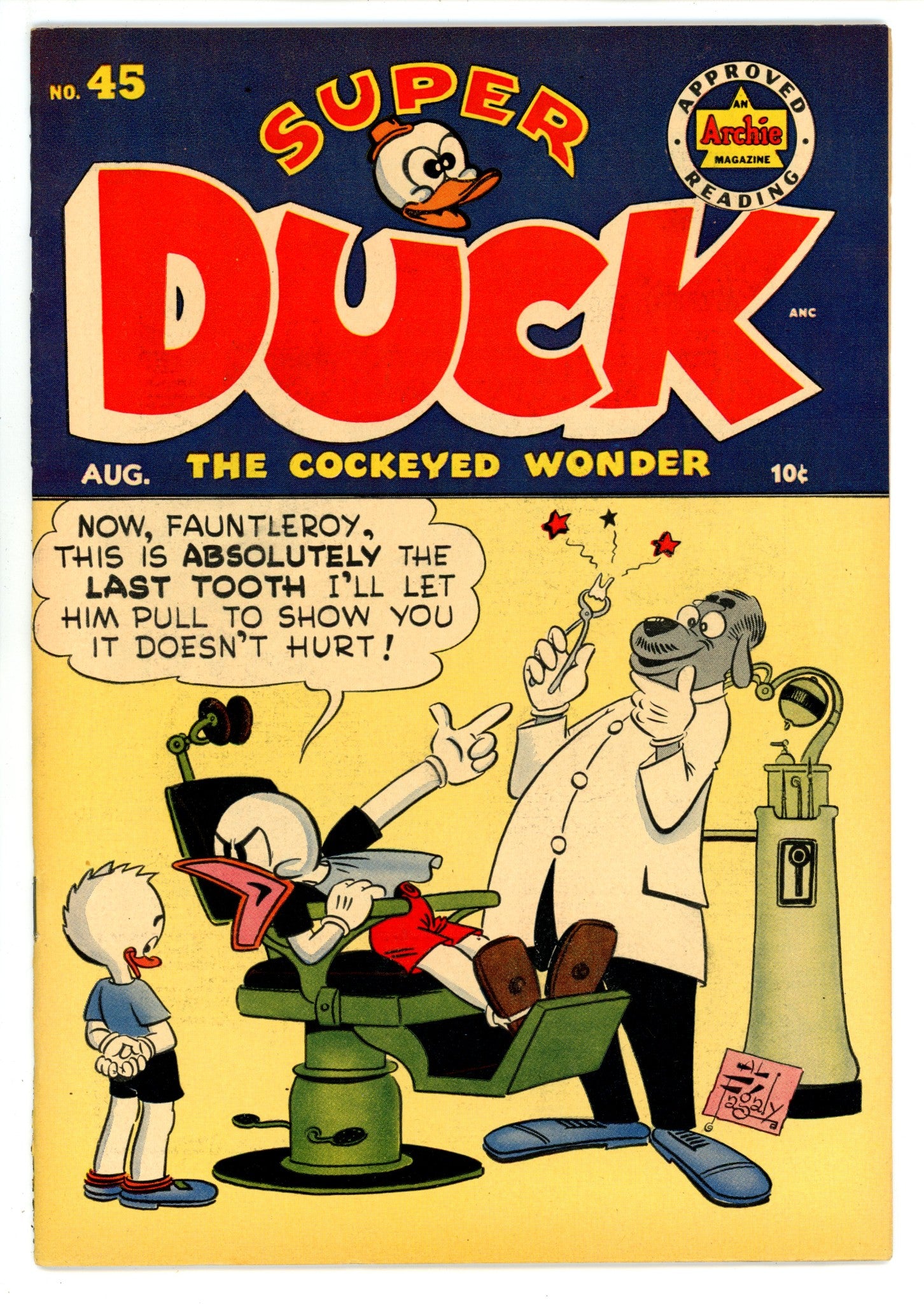 Super Duck Comics 45 VF+ (8.5) (1952) 