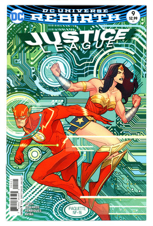 Justice League Vol 2 9 High Grade (2017) Paquette Variant
