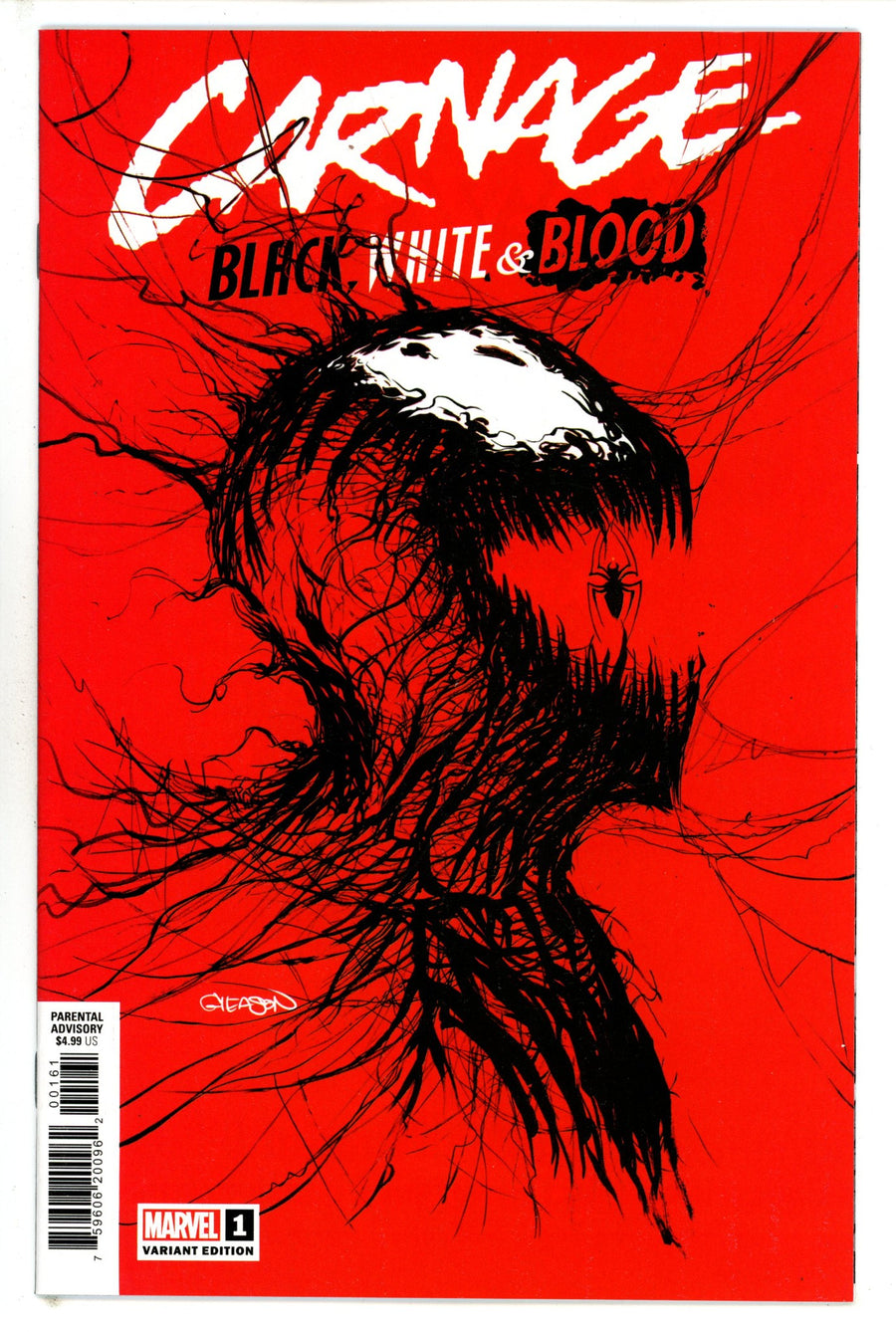 Carnage: Black, White & Blood 1 Gleason Variant (2021)