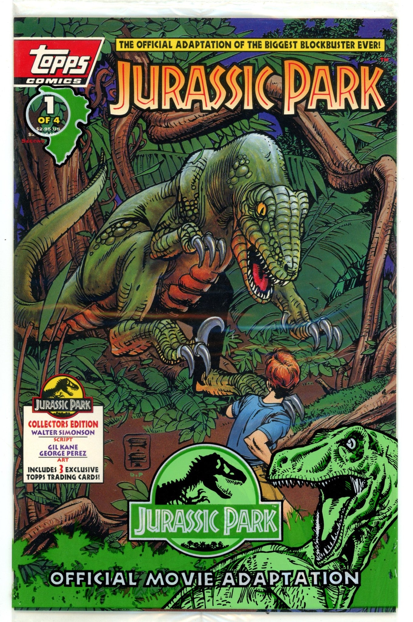 Jurassic Park 1 New, Sealed (1993) 2nd Print 