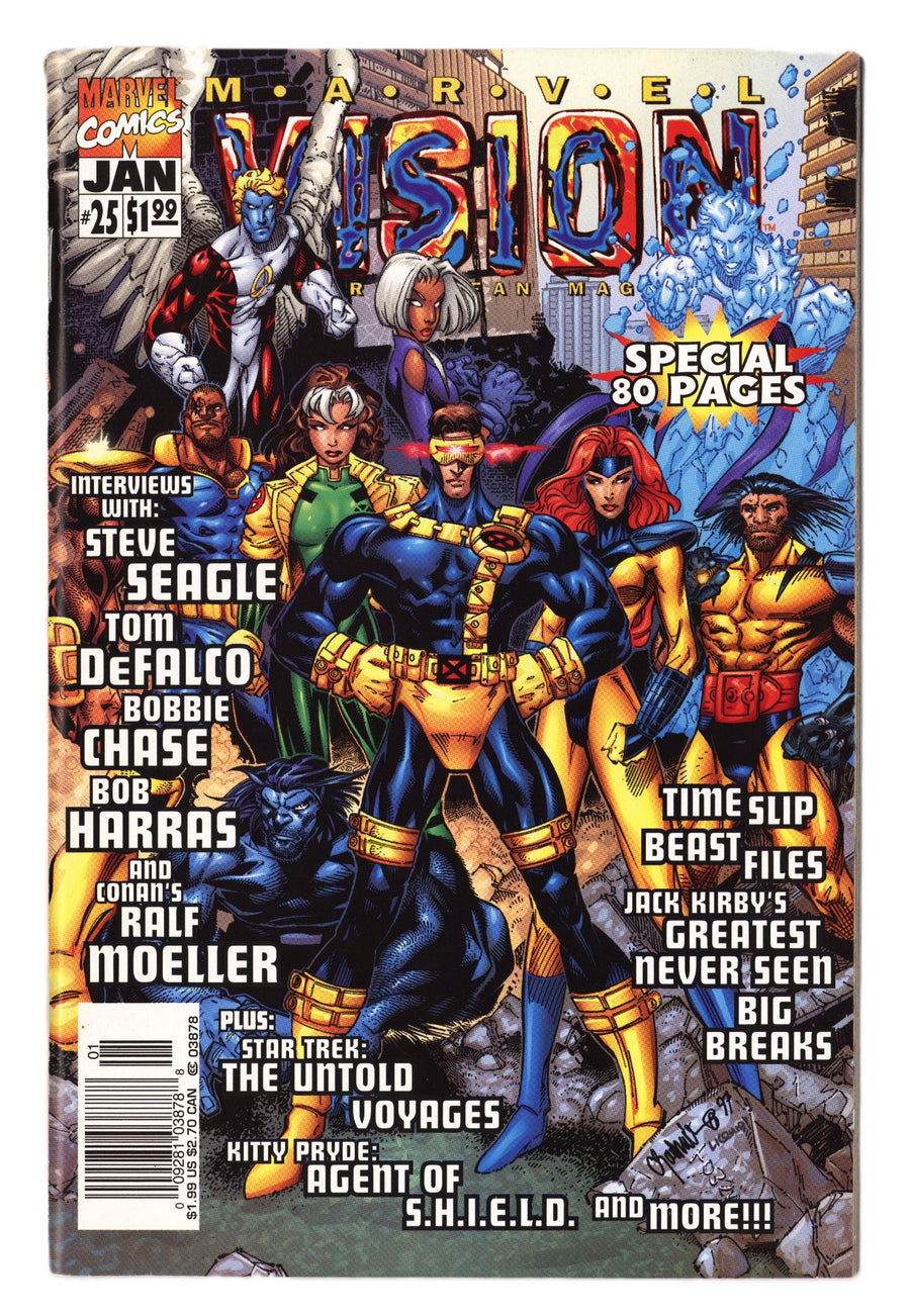 Marvel Vision 25 Mid Grade (1998) Newsstand 