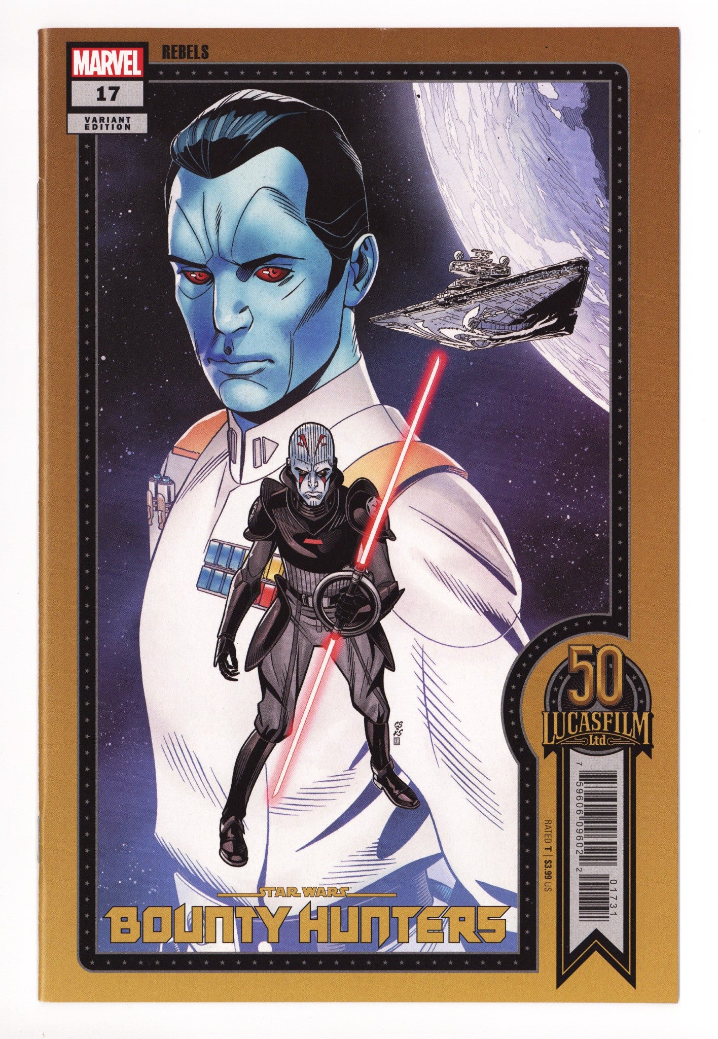 Star Wars: Bounty Hunters   17  NM- (9.2)   (2021) Sprouse     Variant  