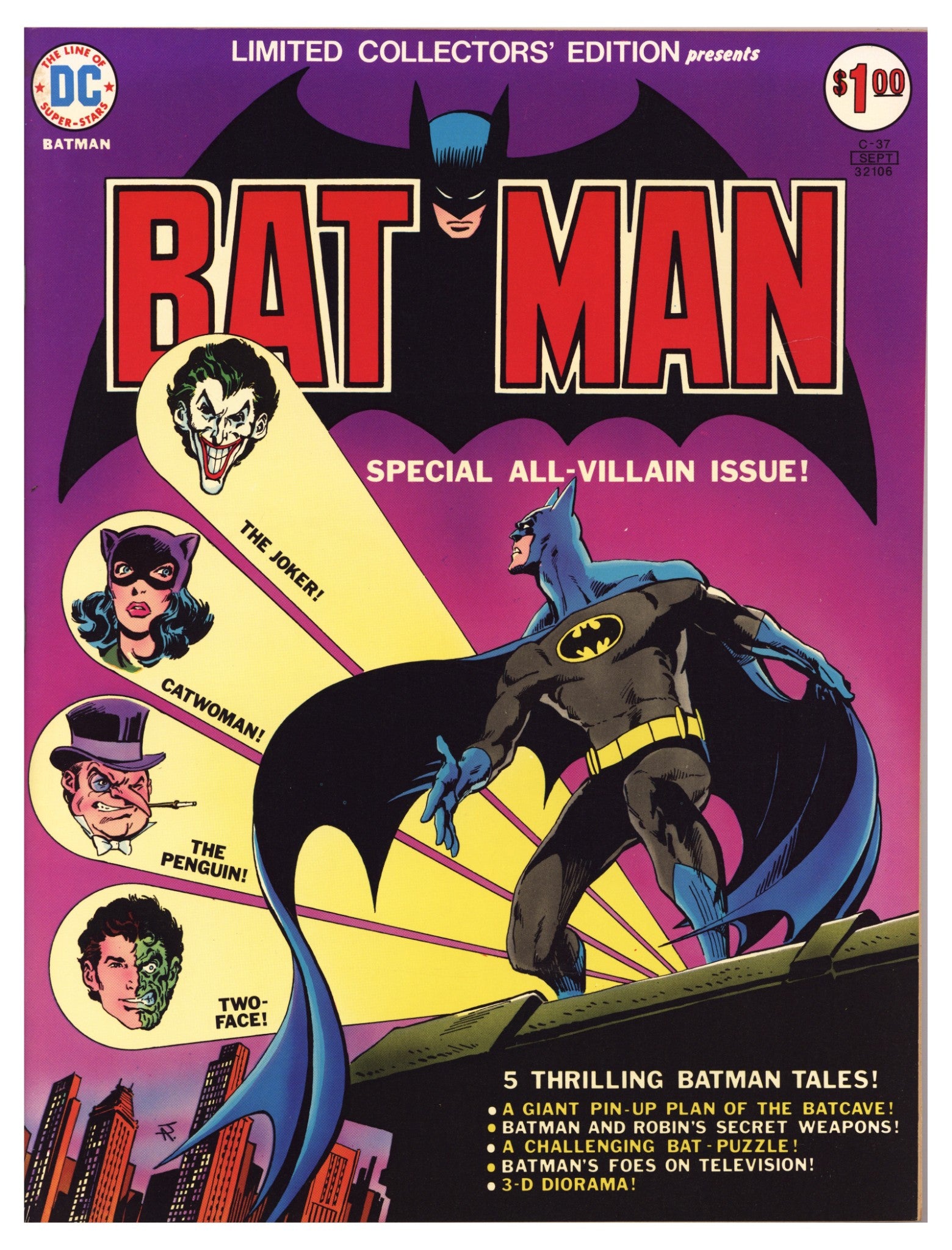 Limited Collectors' Edition C-37 NM- (9.2) Batman (1975) 