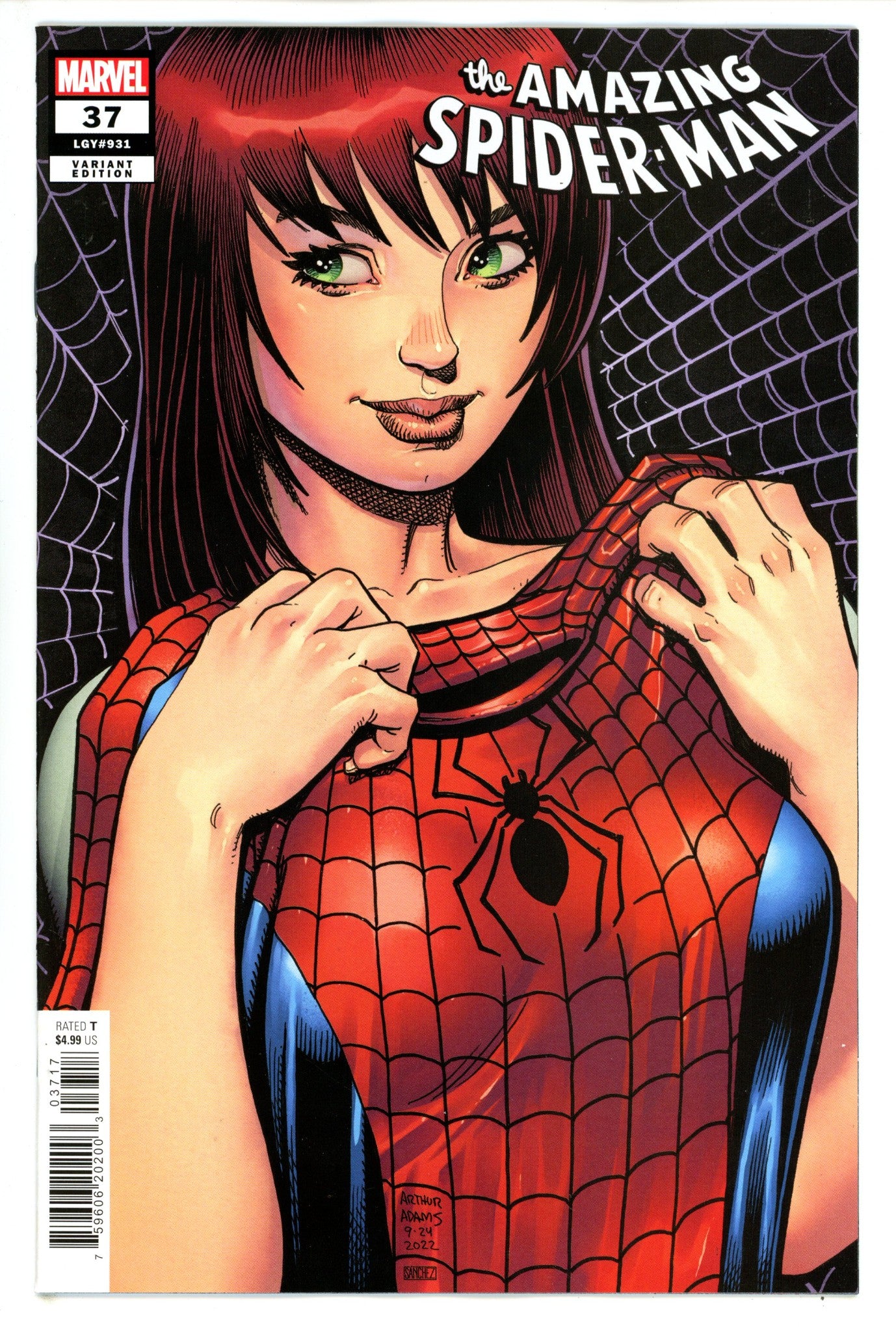 Amazing Spider-Man Vol 6 37 Adams Incentive Variant NM (2023)
