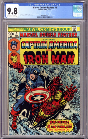Marvel Double Feature 1 CGC 9.8 (NM/M) (1973)