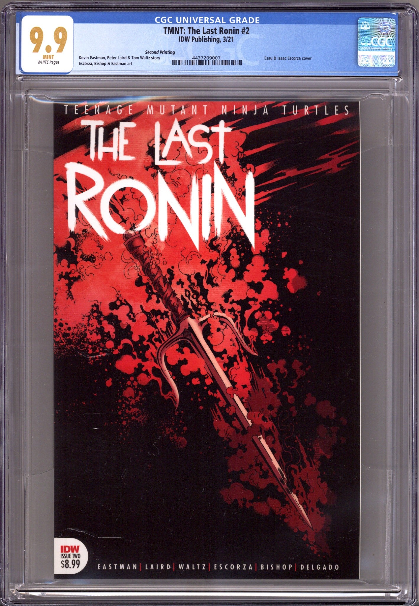 TMNT: The Last Ronin   2 CGC 9.9 (MINT)   (2021)     2nd Print  