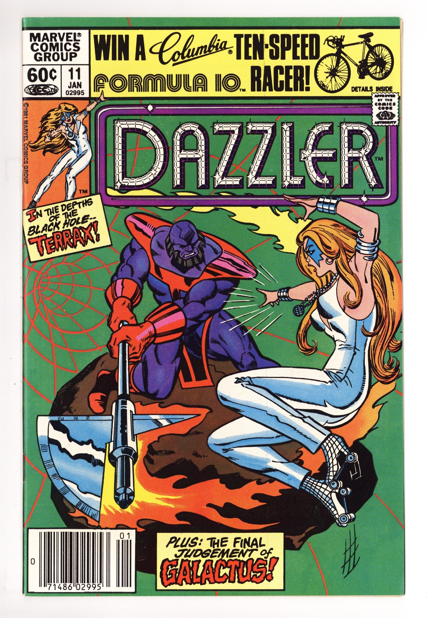 Dazzler Vol 1 11 High Grade (1982) Newsstand 