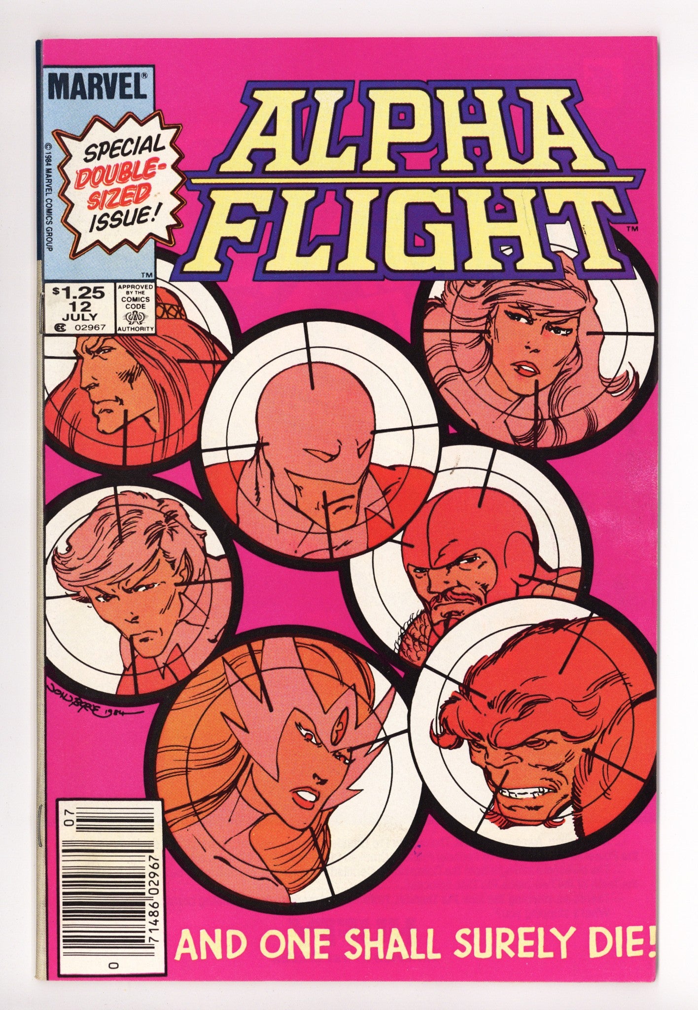 Alpha Flight Vol 1 12 FN+ (6.5) (1984) Canadian Price Variant 