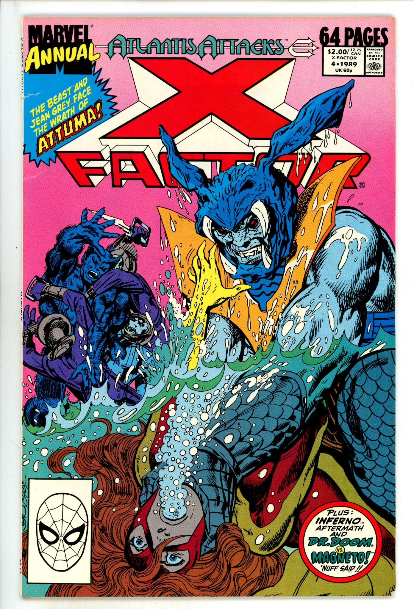 X-Factor Annual Vol 1 4 Mid Grade (1989) 