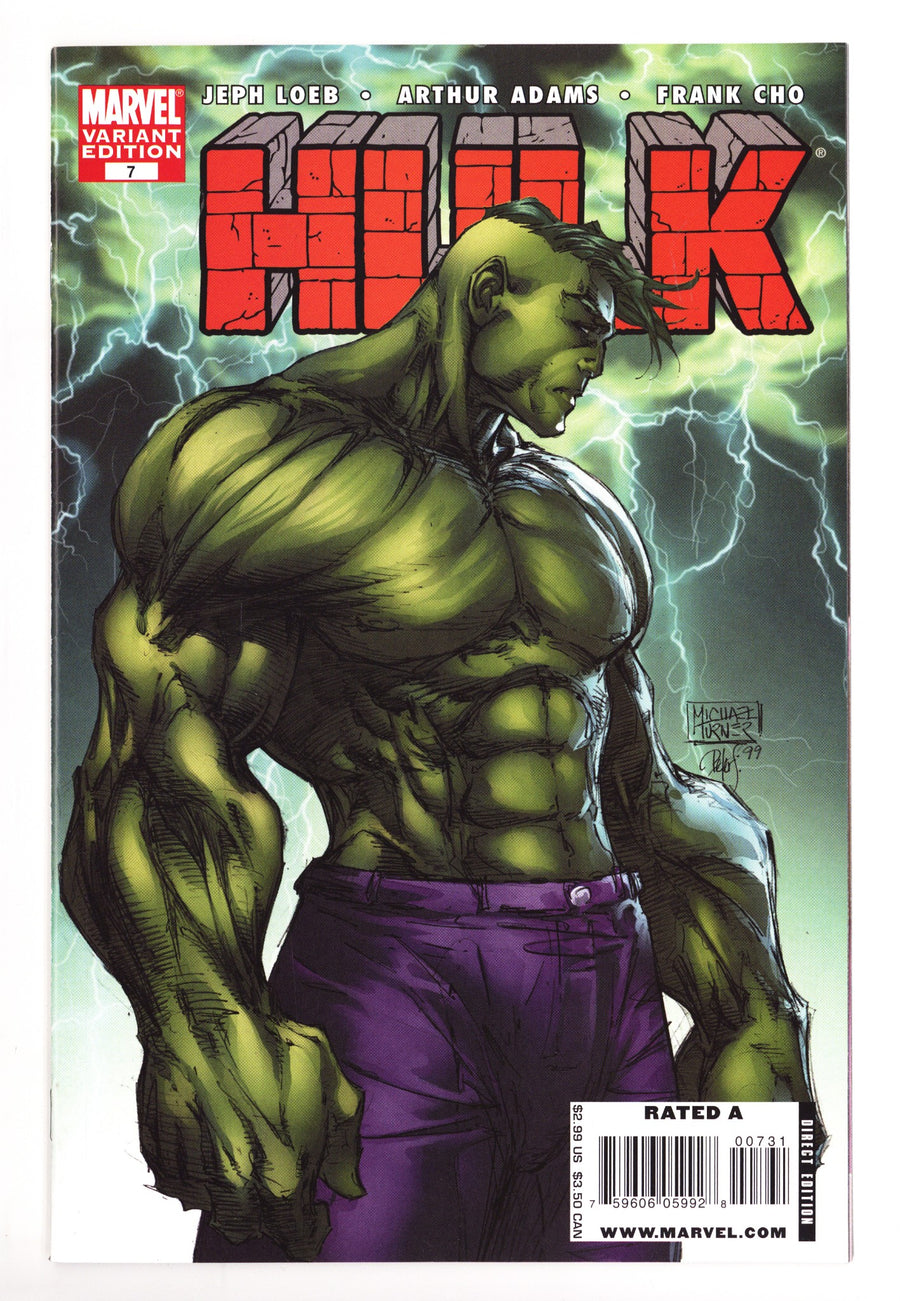 Hulk Vol 1 7 High Grade (2008) Turner Variant 