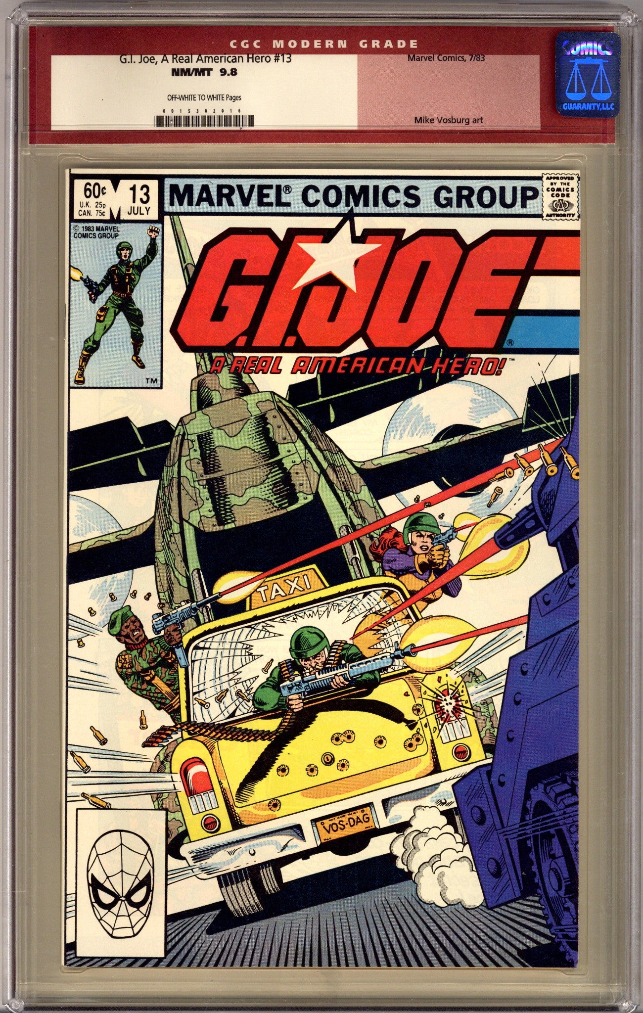 G.I. Joe, A Real American Hero 13 CGC 9.8 (NM/M) (1983) 