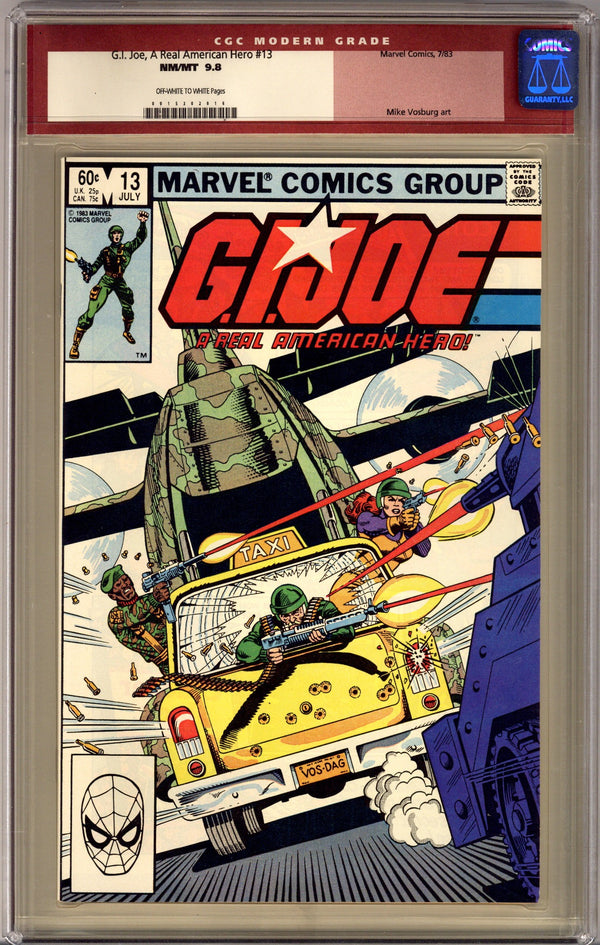 G.I. Joe, A Real American Hero 13 CGC 9.8 (NM/M) (1983)
